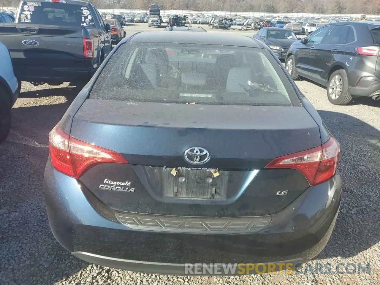 6 Photograph of a damaged car 2T1BURHE1KC155828 TOYOTA COROLLA 2019