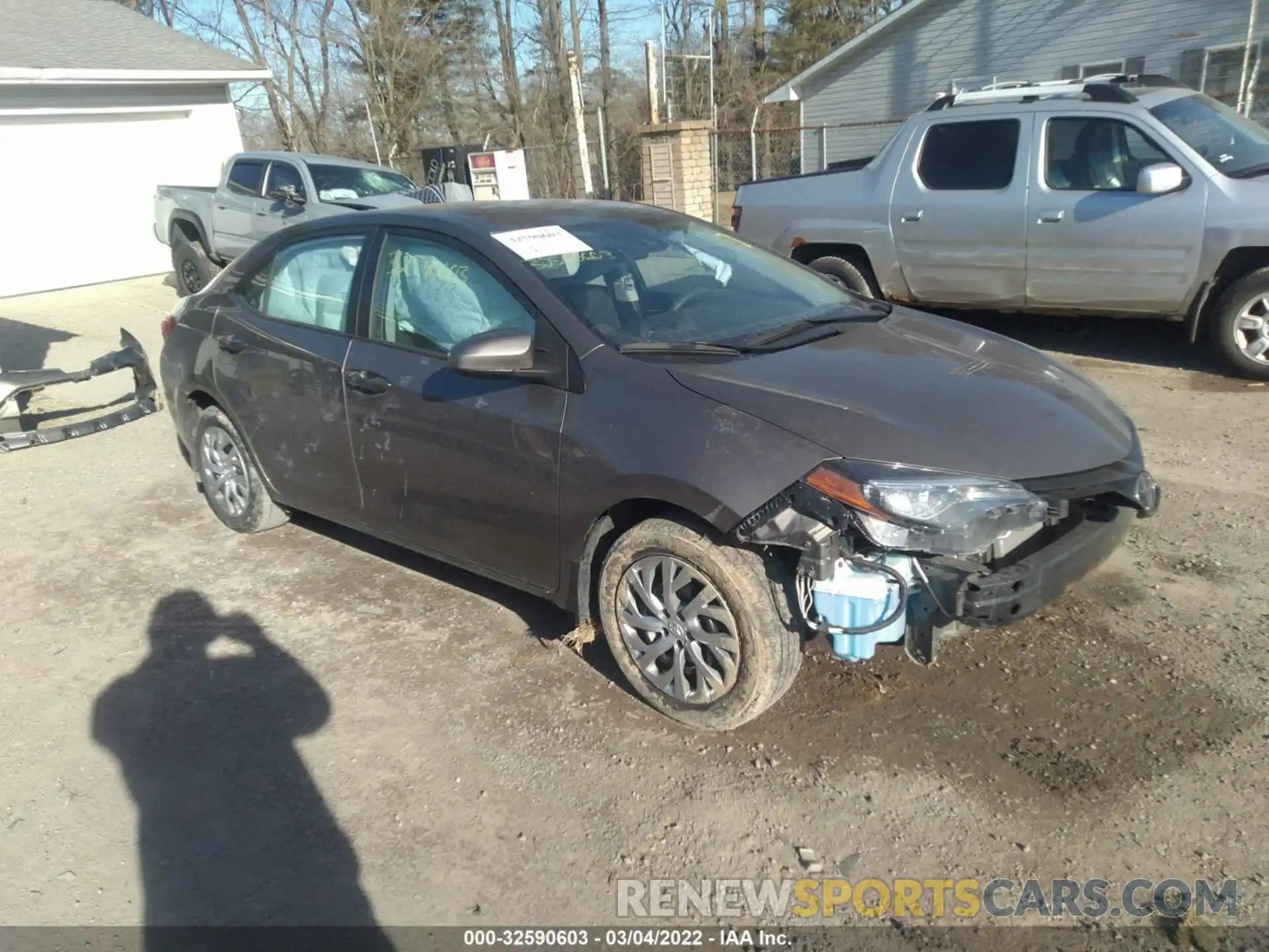 1 Photograph of a damaged car 2T1BURHE1KC158003 TOYOTA COROLLA 2019