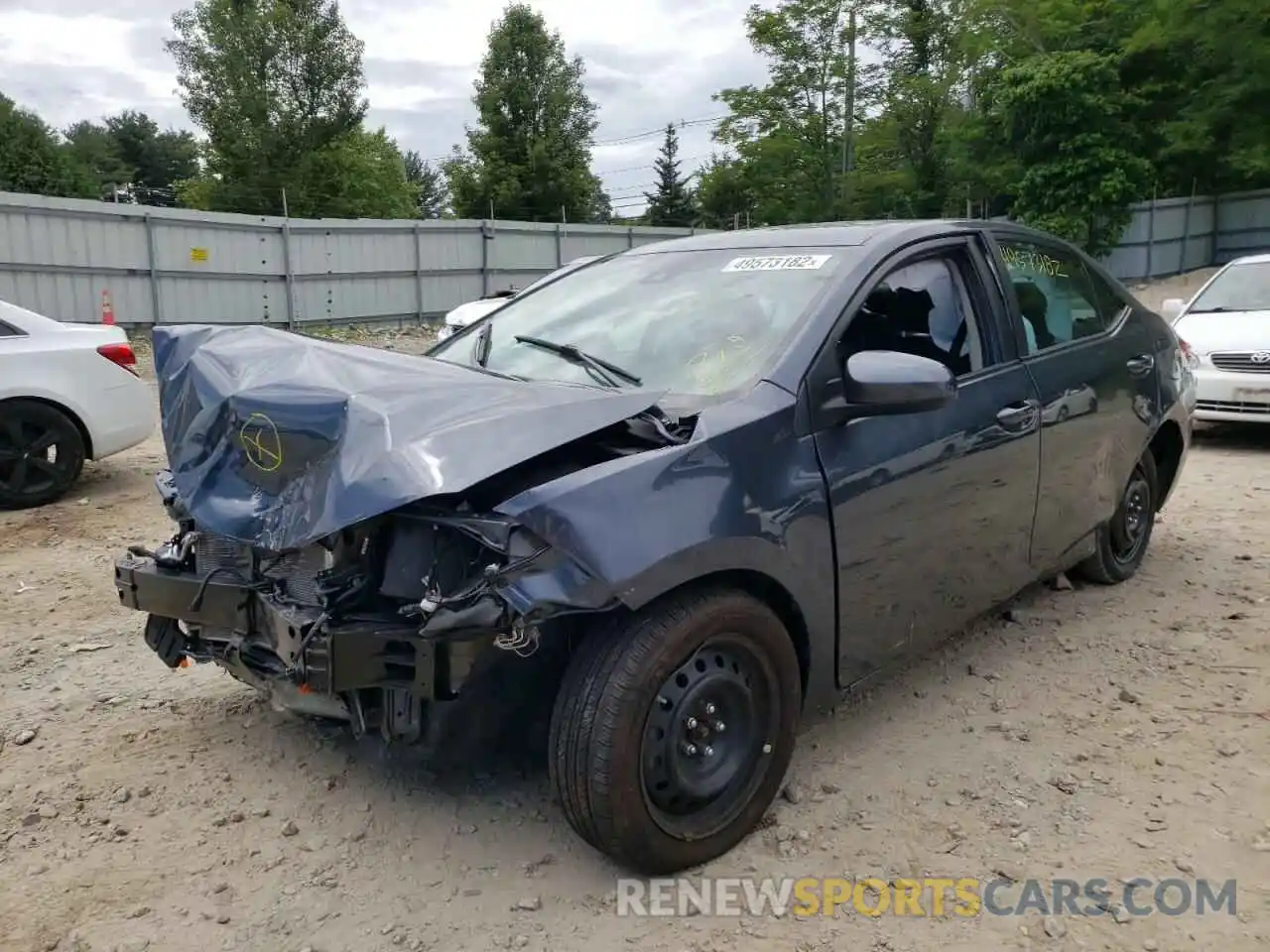 2 Photograph of a damaged car 2T1BURHE1KC159801 TOYOTA COROLLA 2019