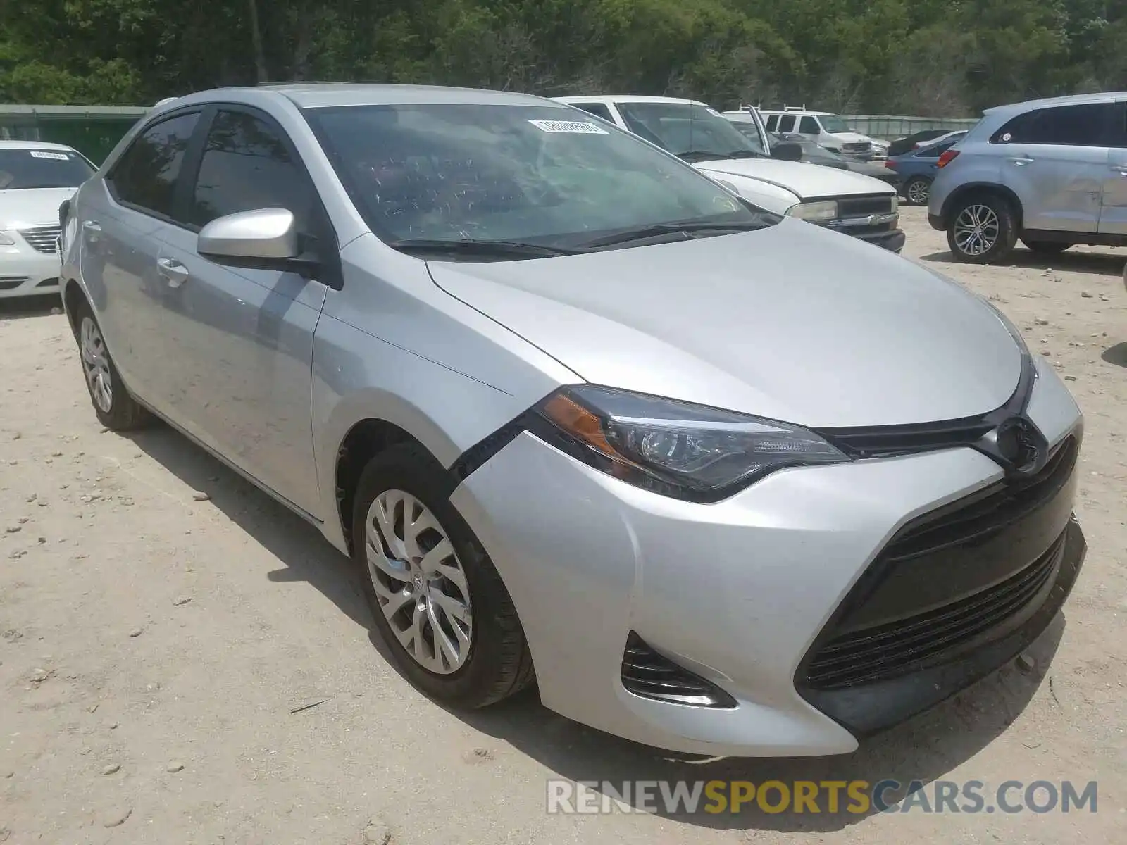 1 Photograph of a damaged car 2T1BURHE1KC163668 TOYOTA COROLLA 2019