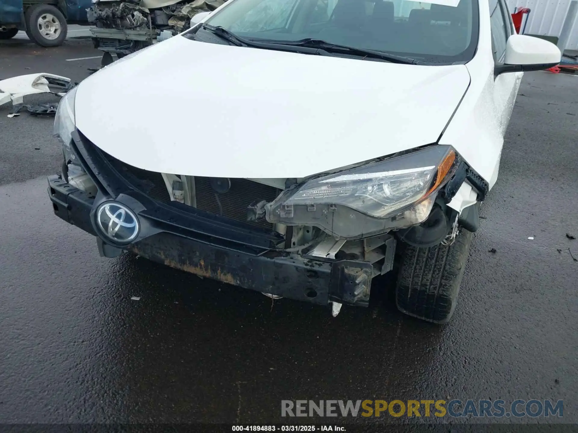 6 Photograph of a damaged car 2T1BURHE1KC163721 TOYOTA COROLLA 2019