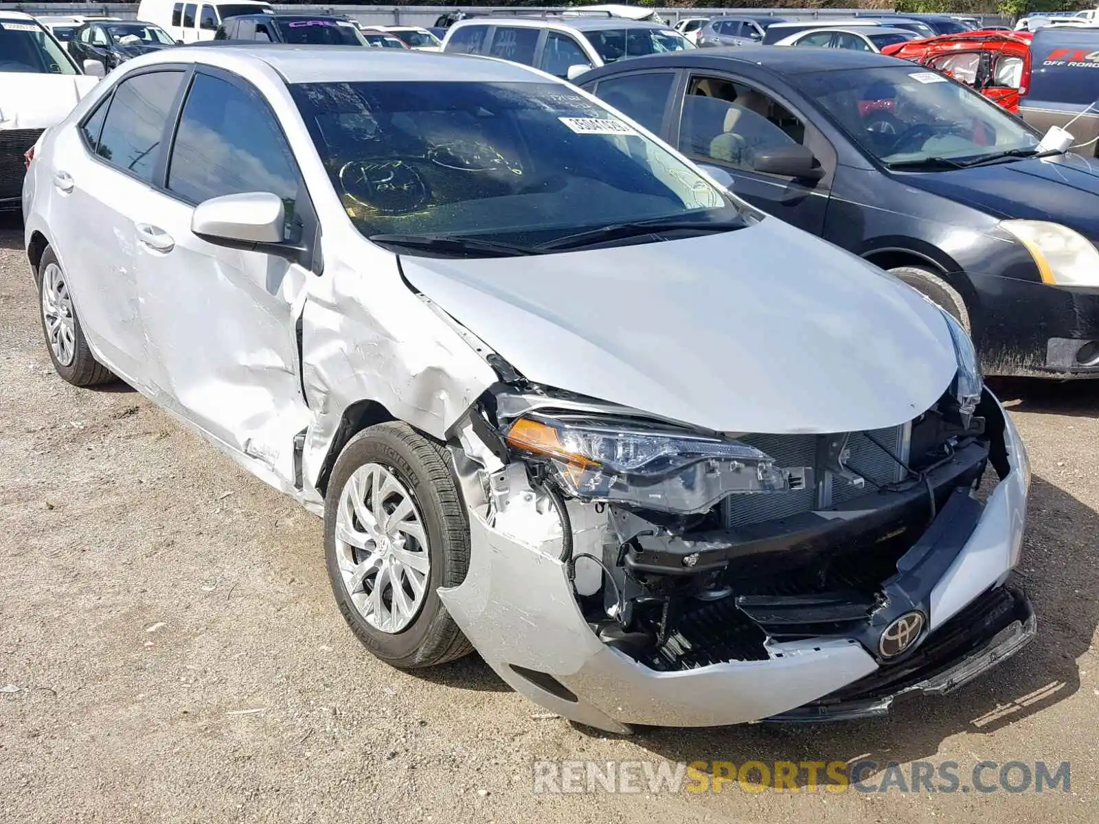 1 Photograph of a damaged car 2T1BURHE1KC170006 TOYOTA COROLLA 2019