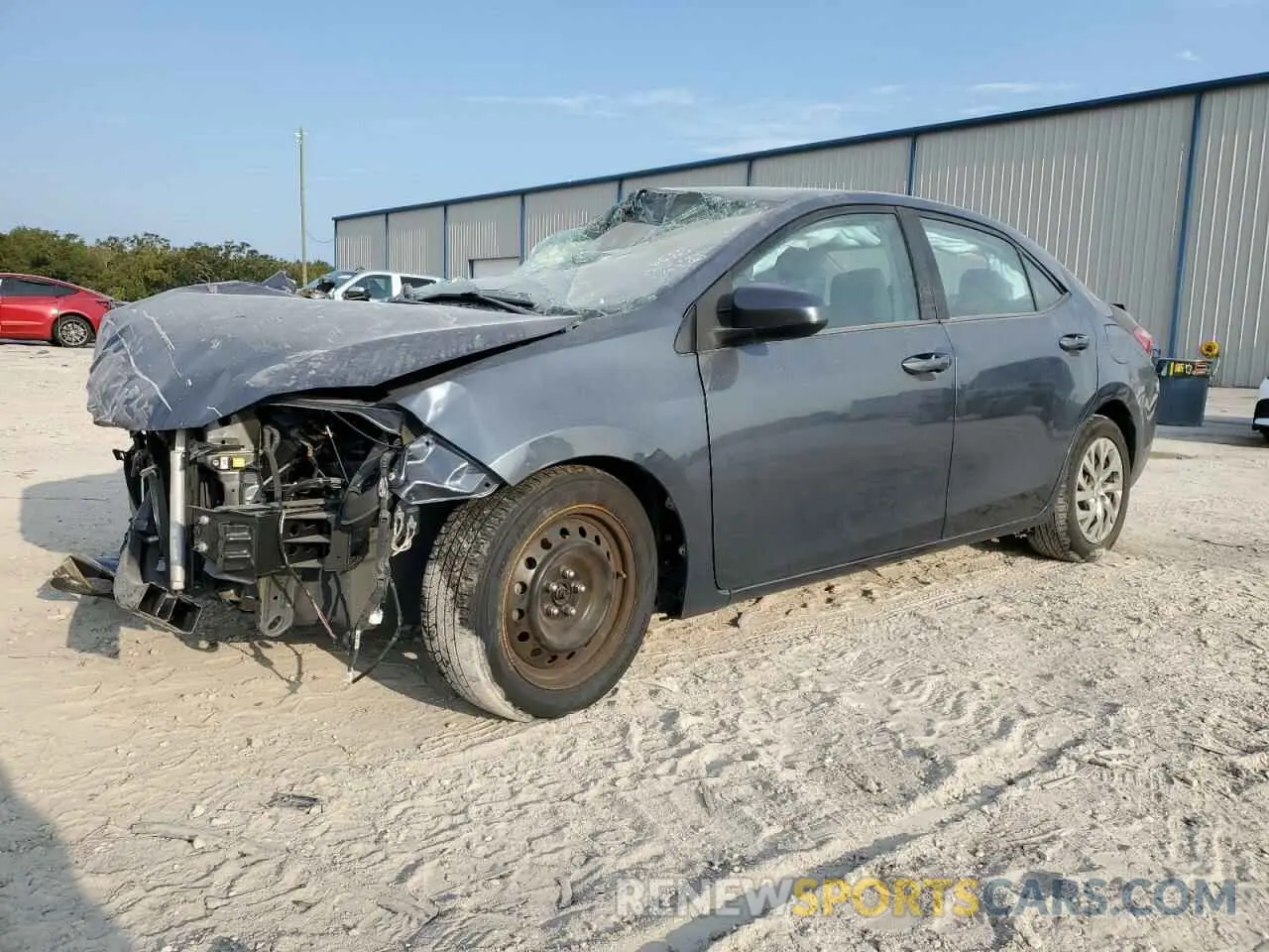 1 Photograph of a damaged car 2T1BURHE1KC171477 TOYOTA COROLLA 2019