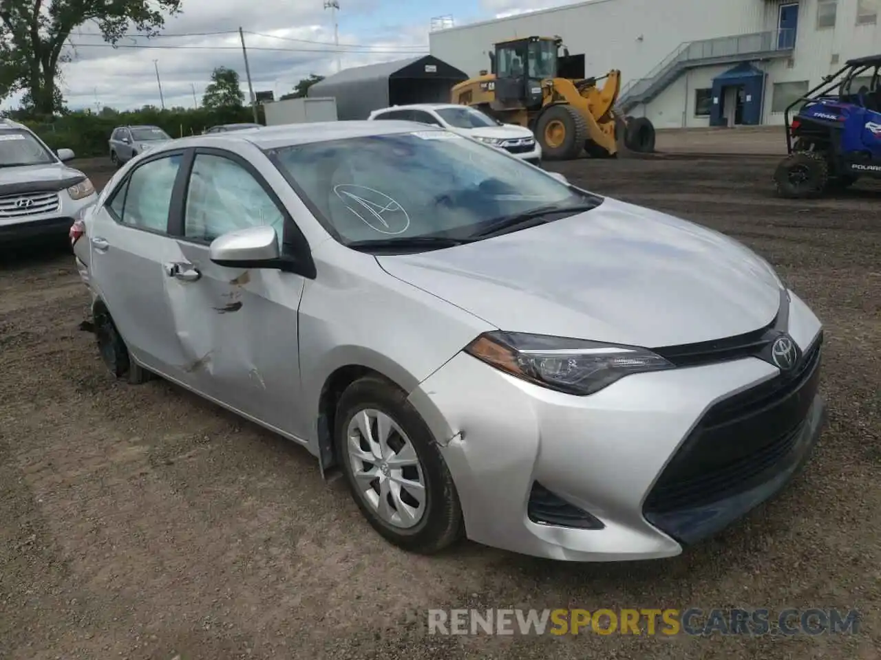 1 Photograph of a damaged car 2T1BURHE1KC171768 TOYOTA COROLLA 2019