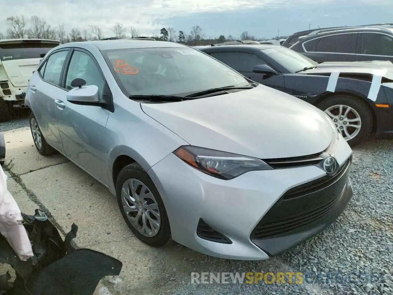 1 Photograph of a damaged car 2T1BURHE1KC173312 TOYOTA COROLLA 2019