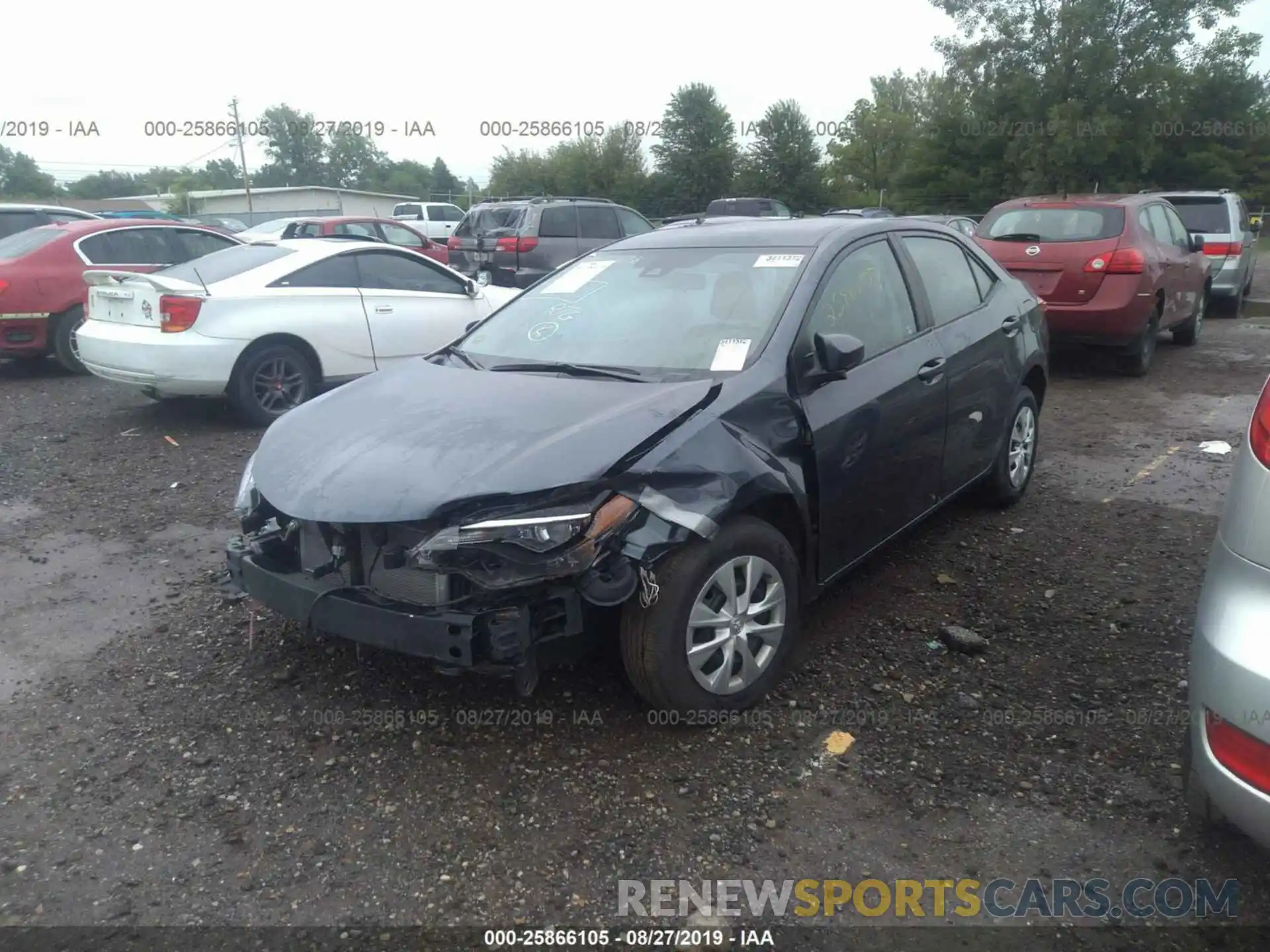 2 Photograph of a damaged car 2T1BURHE1KC177960 TOYOTA COROLLA 2019