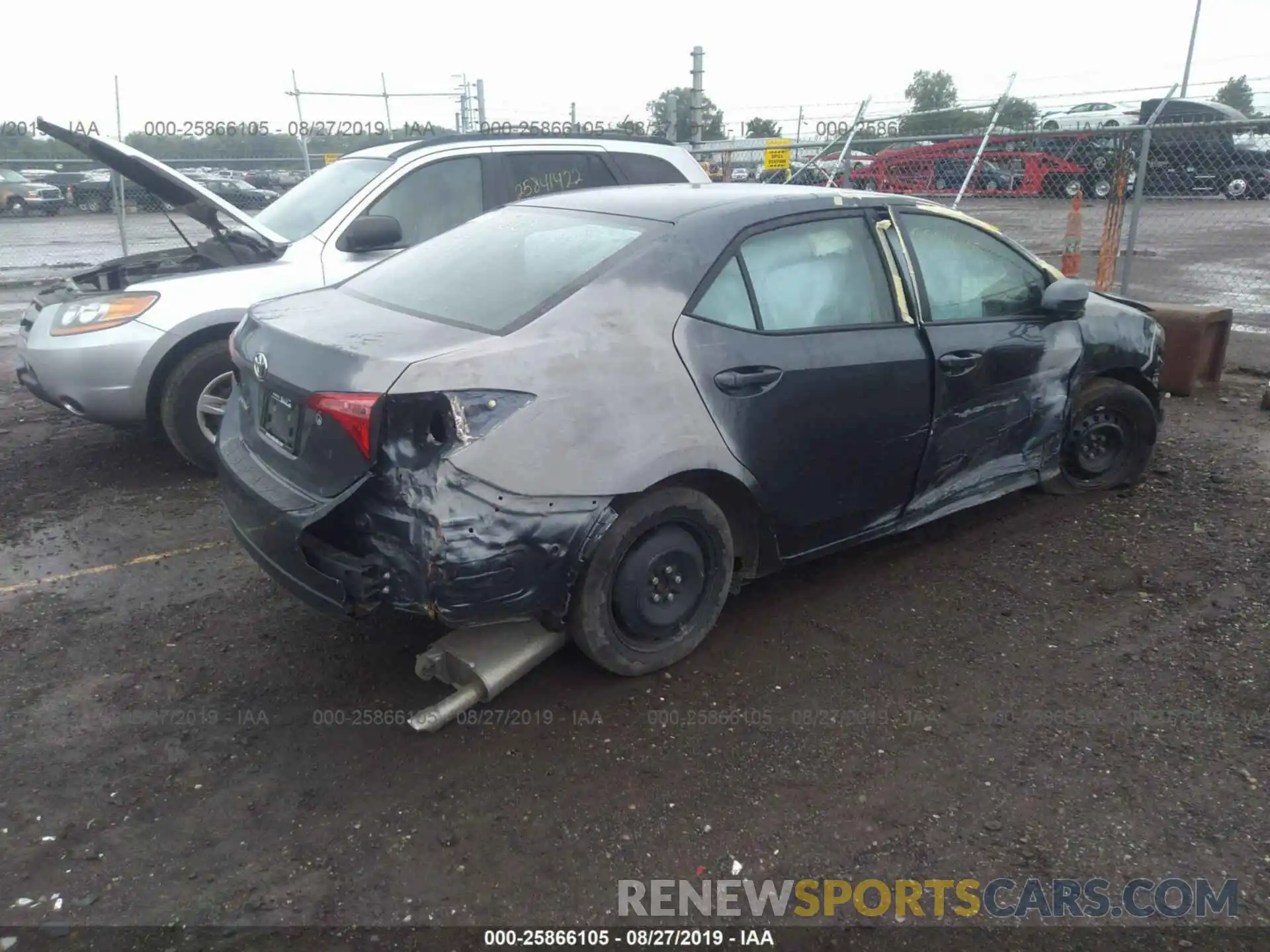 4 Photograph of a damaged car 2T1BURHE1KC177960 TOYOTA COROLLA 2019