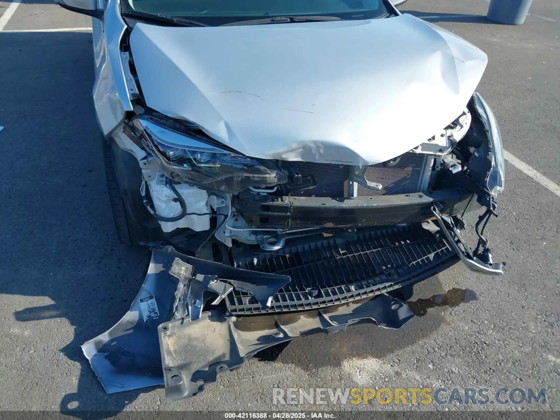 6 Photograph of a damaged car 2T1BURHE1KC178056 TOYOTA COROLLA 2019