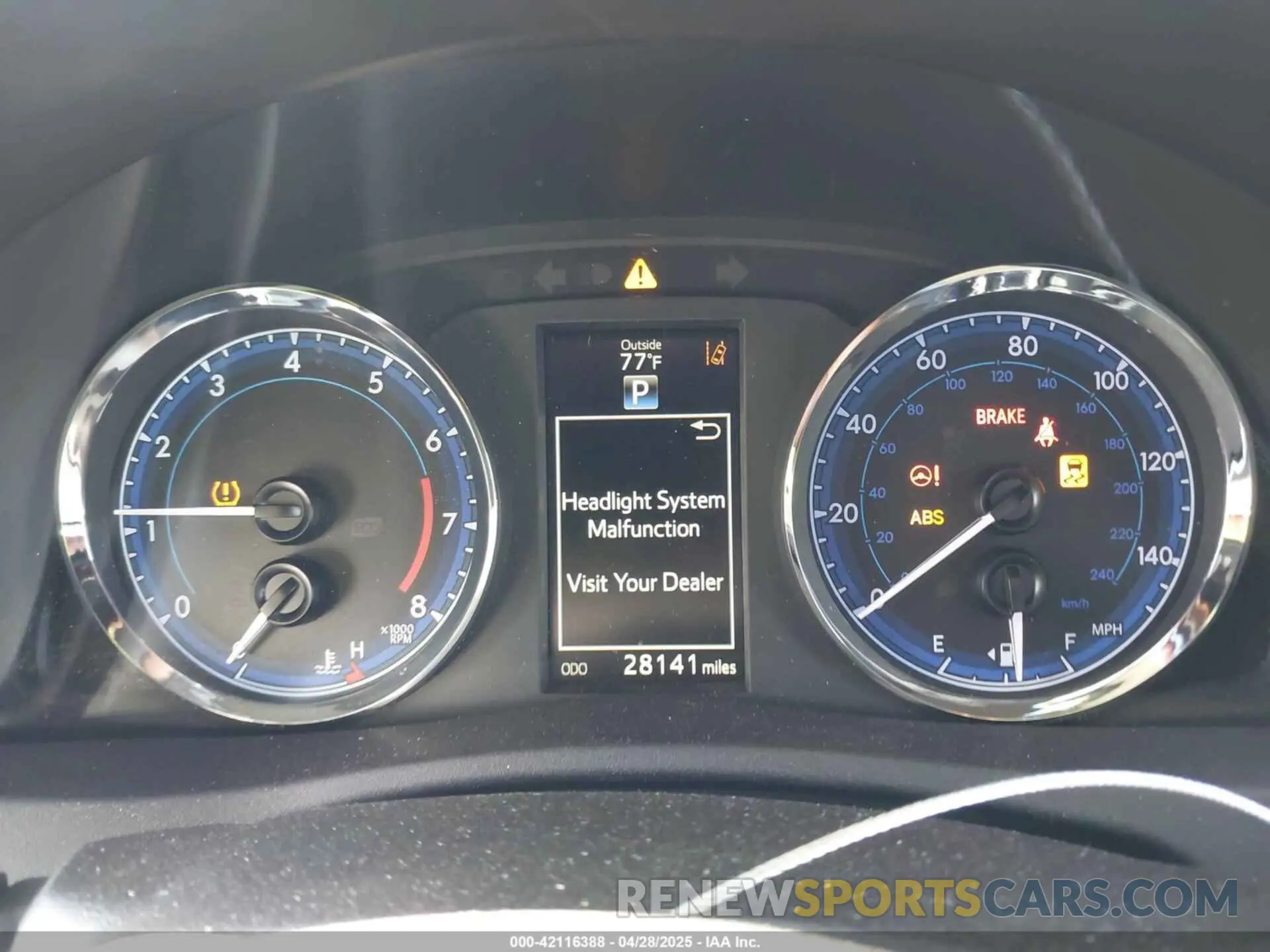7 Photograph of a damaged car 2T1BURHE1KC178056 TOYOTA COROLLA 2019