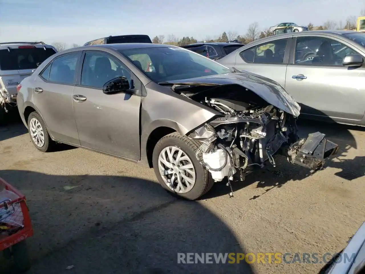 1 Photograph of a damaged car 2T1BURHE1KC183953 TOYOTA COROLLA 2019