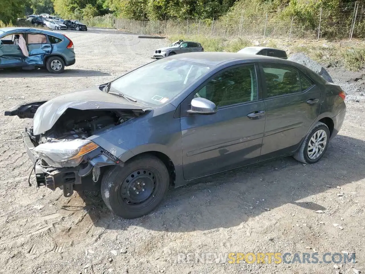 1 Photograph of a damaged car 2T1BURHE1KC184861 TOYOTA COROLLA 2019