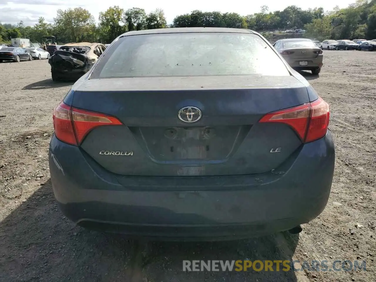 6 Photograph of a damaged car 2T1BURHE1KC184861 TOYOTA COROLLA 2019