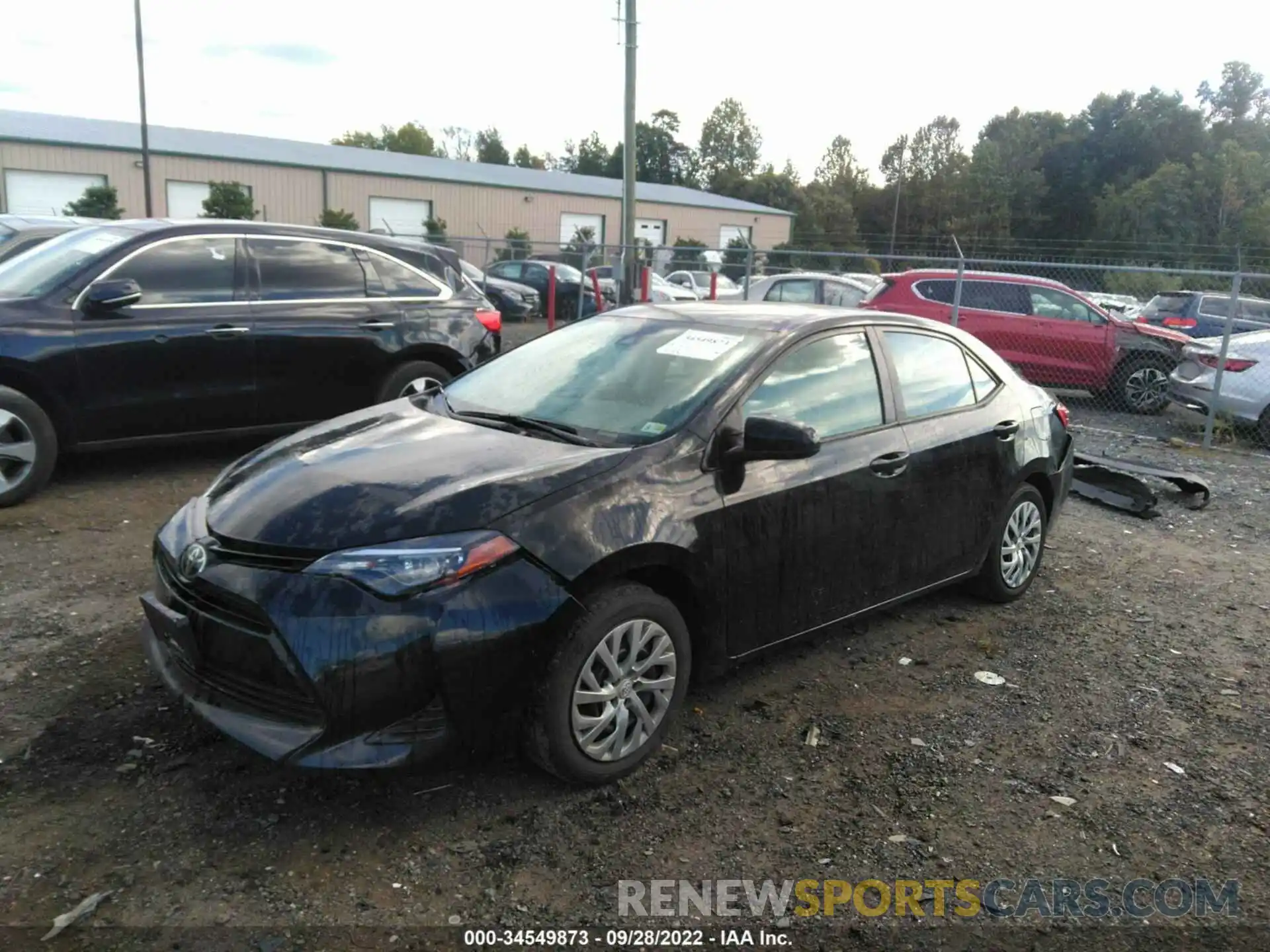 2 Photograph of a damaged car 2T1BURHE1KC186514 TOYOTA COROLLA 2019