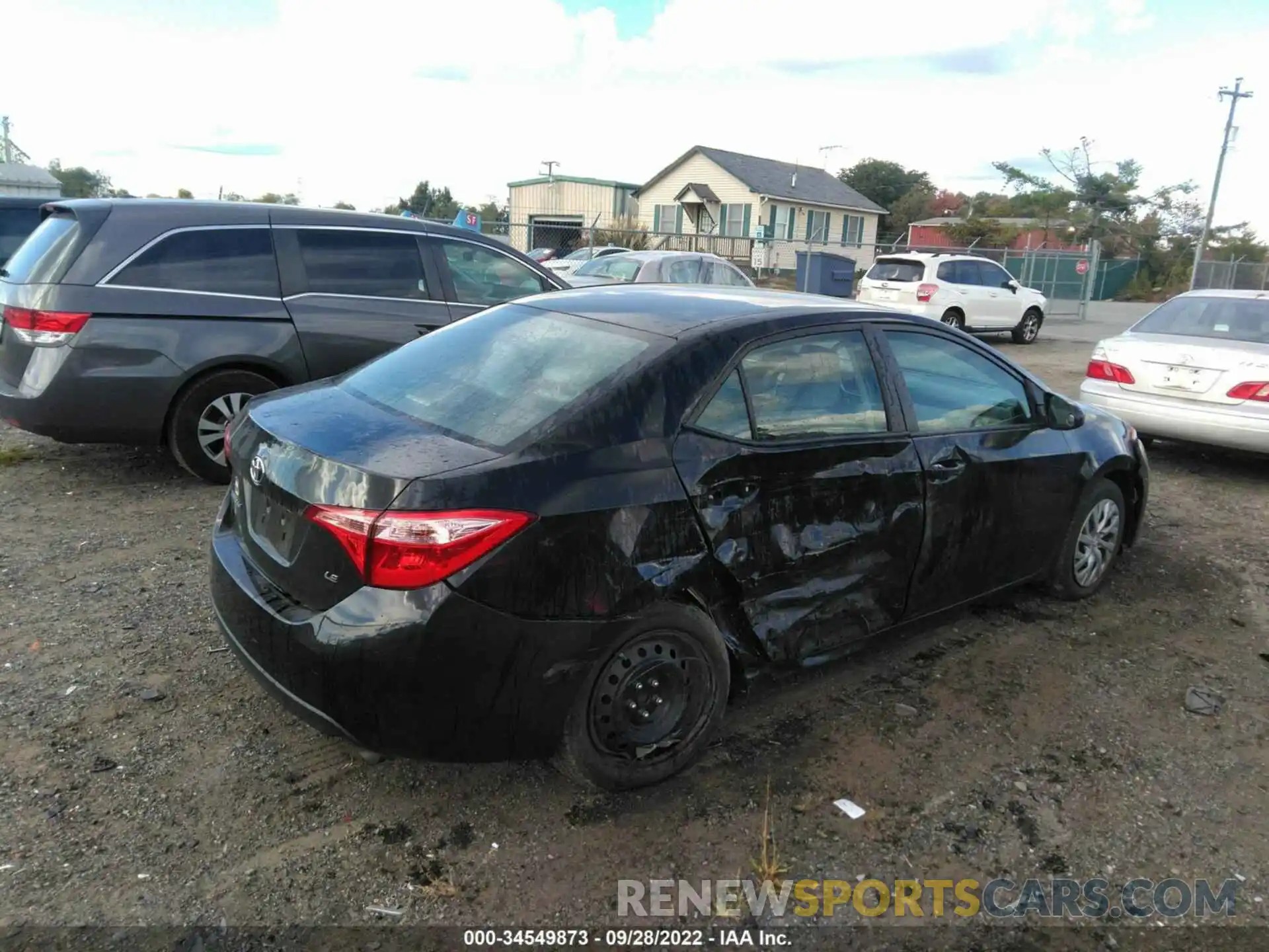 4 Photograph of a damaged car 2T1BURHE1KC186514 TOYOTA COROLLA 2019