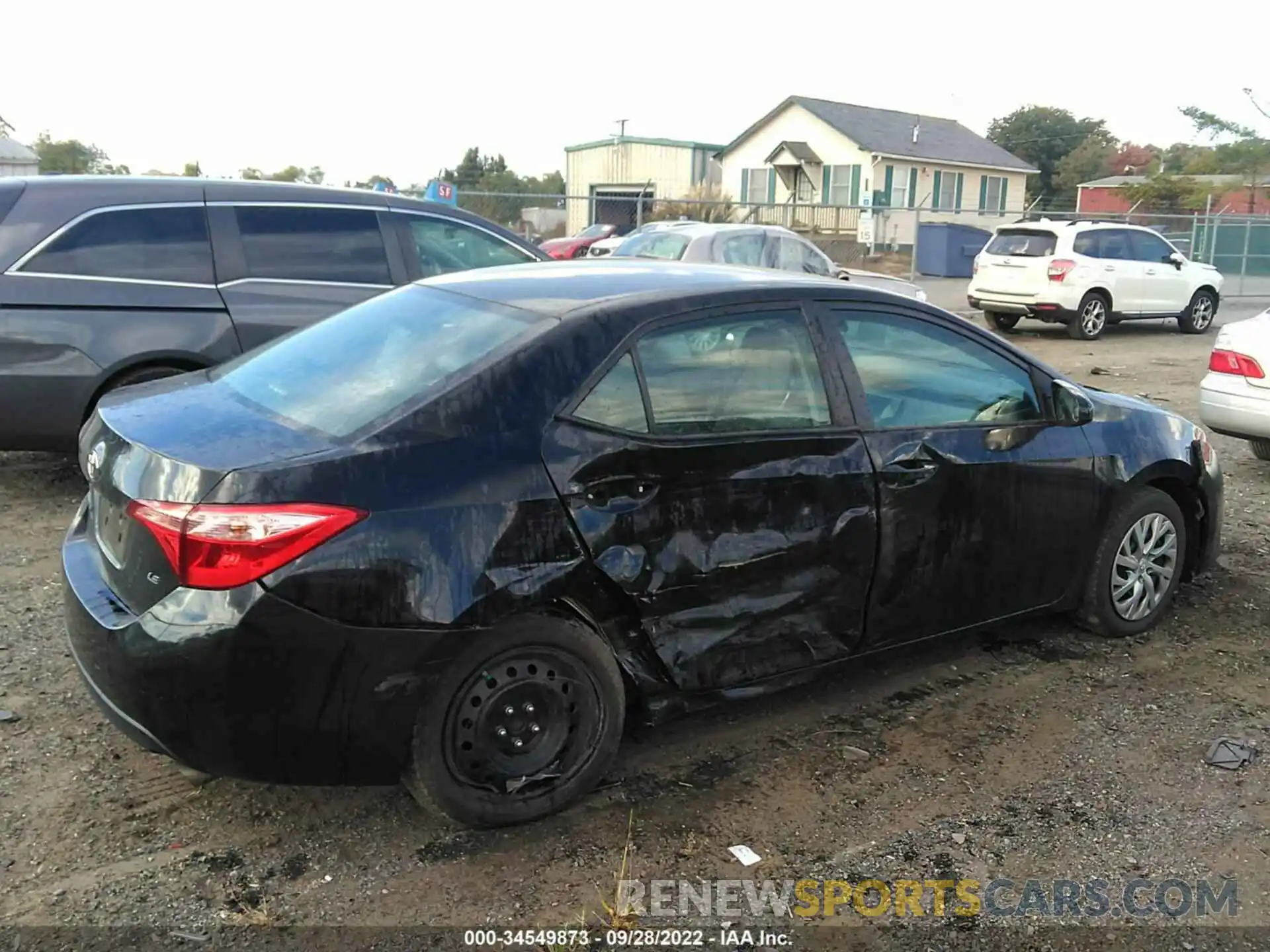 6 Photograph of a damaged car 2T1BURHE1KC186514 TOYOTA COROLLA 2019