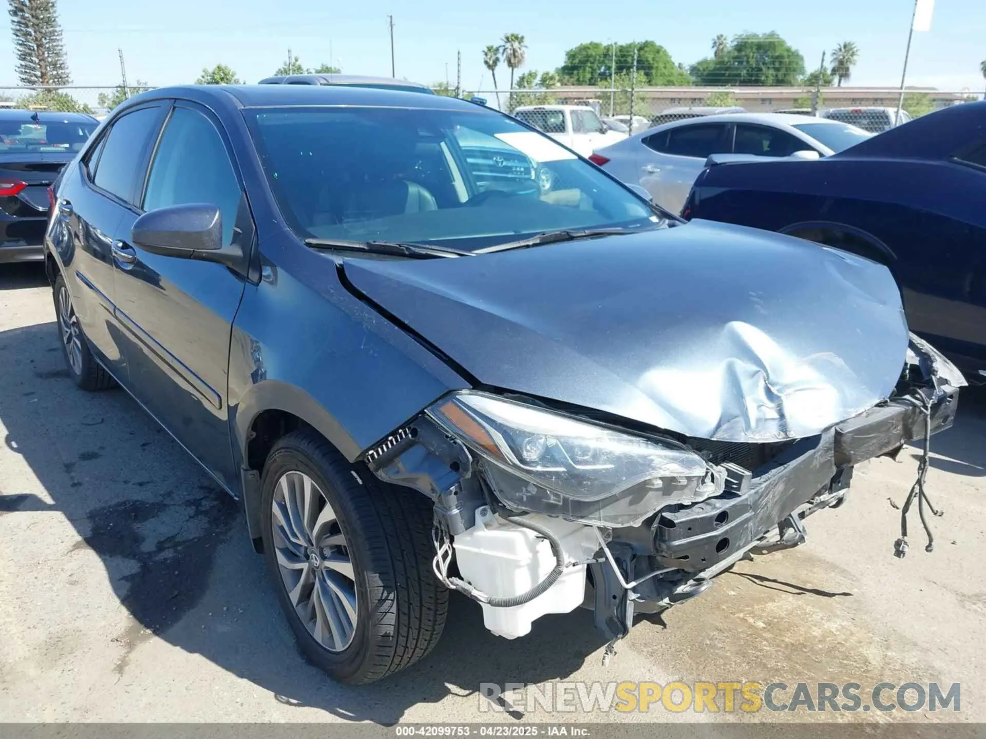 1 Photograph of a damaged car 2T1BURHE1KC187050 TOYOTA COROLLA 2019
