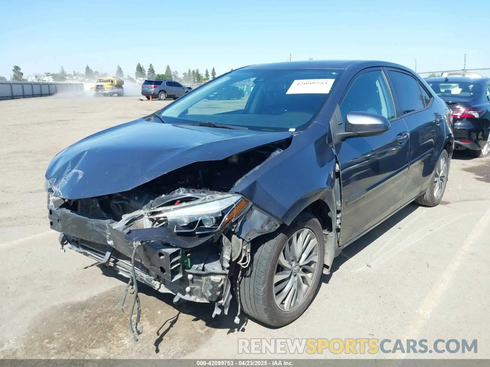 2 Photograph of a damaged car 2T1BURHE1KC187050 TOYOTA COROLLA 2019