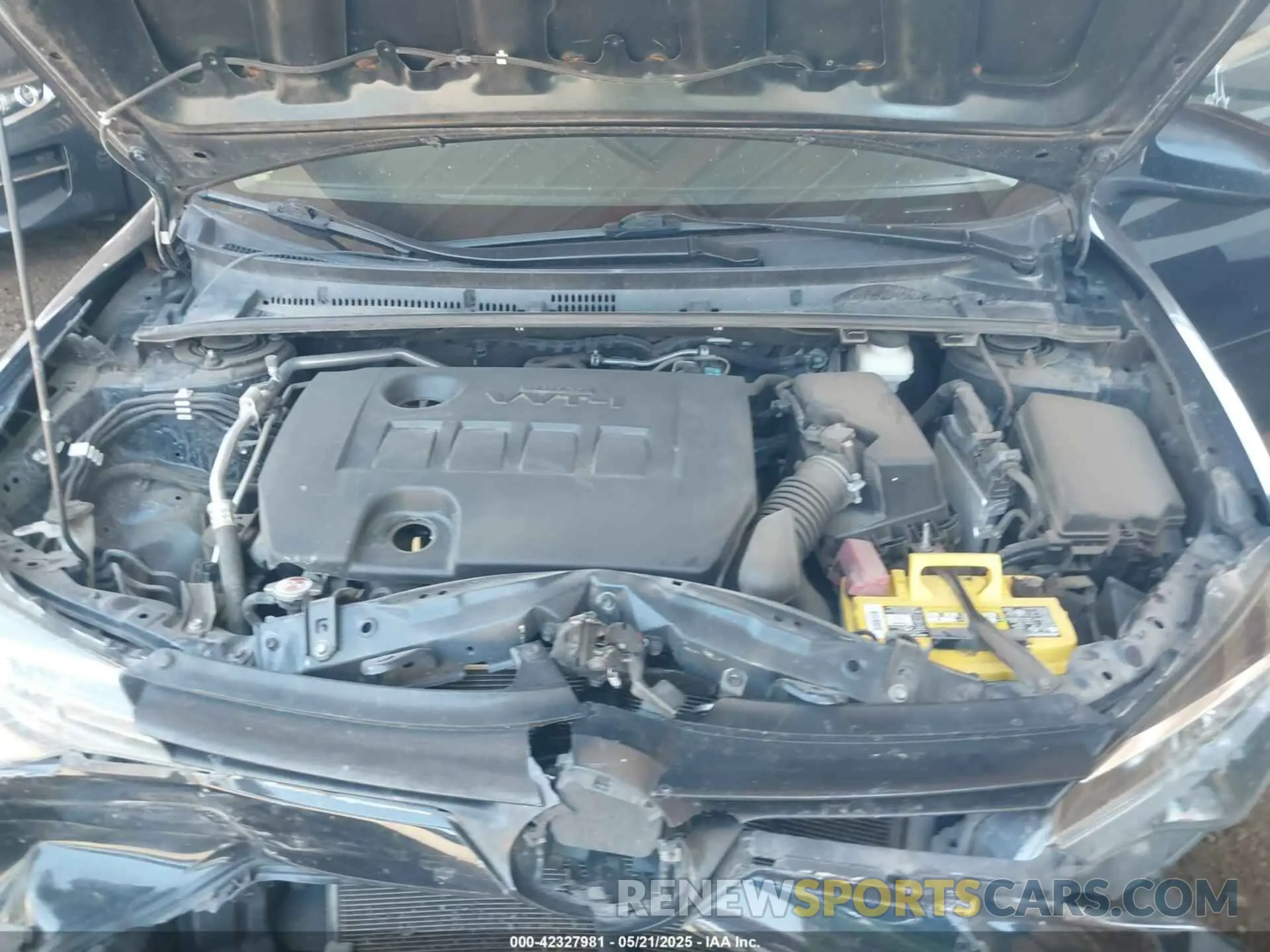 10 Photograph of a damaged car 2T1BURHE1KC187534 TOYOTA COROLLA 2019