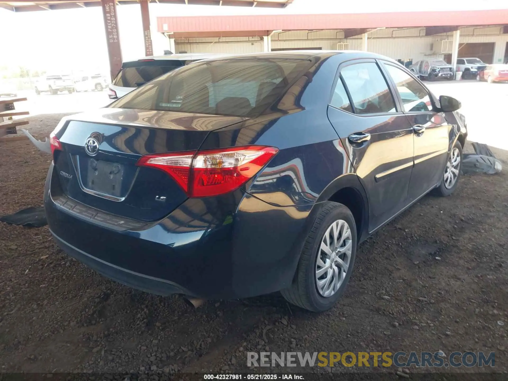 4 Photograph of a damaged car 2T1BURHE1KC187534 TOYOTA COROLLA 2019