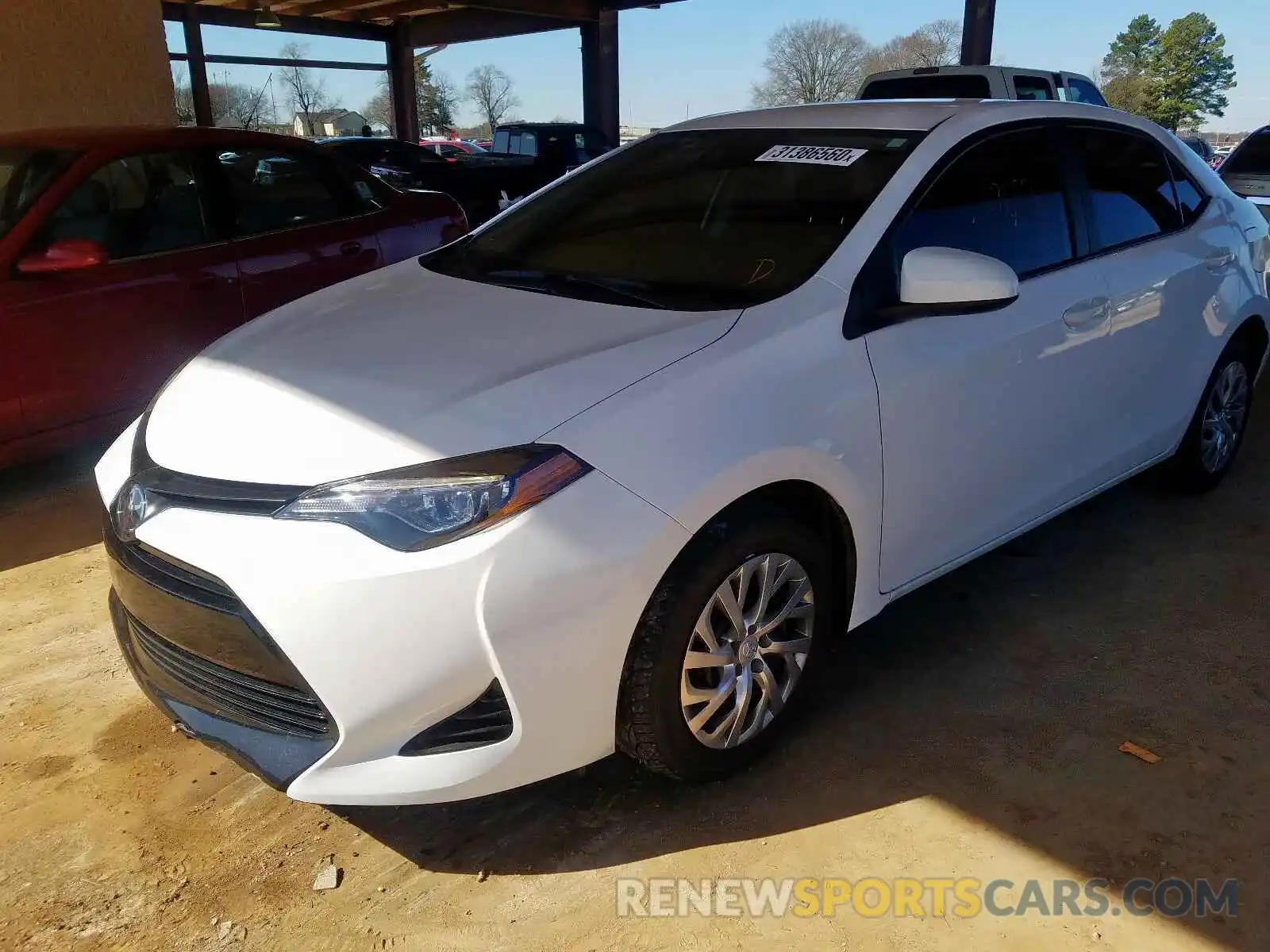 2 Photograph of a damaged car 2T1BURHE1KC191101 TOYOTA COROLLA 2019