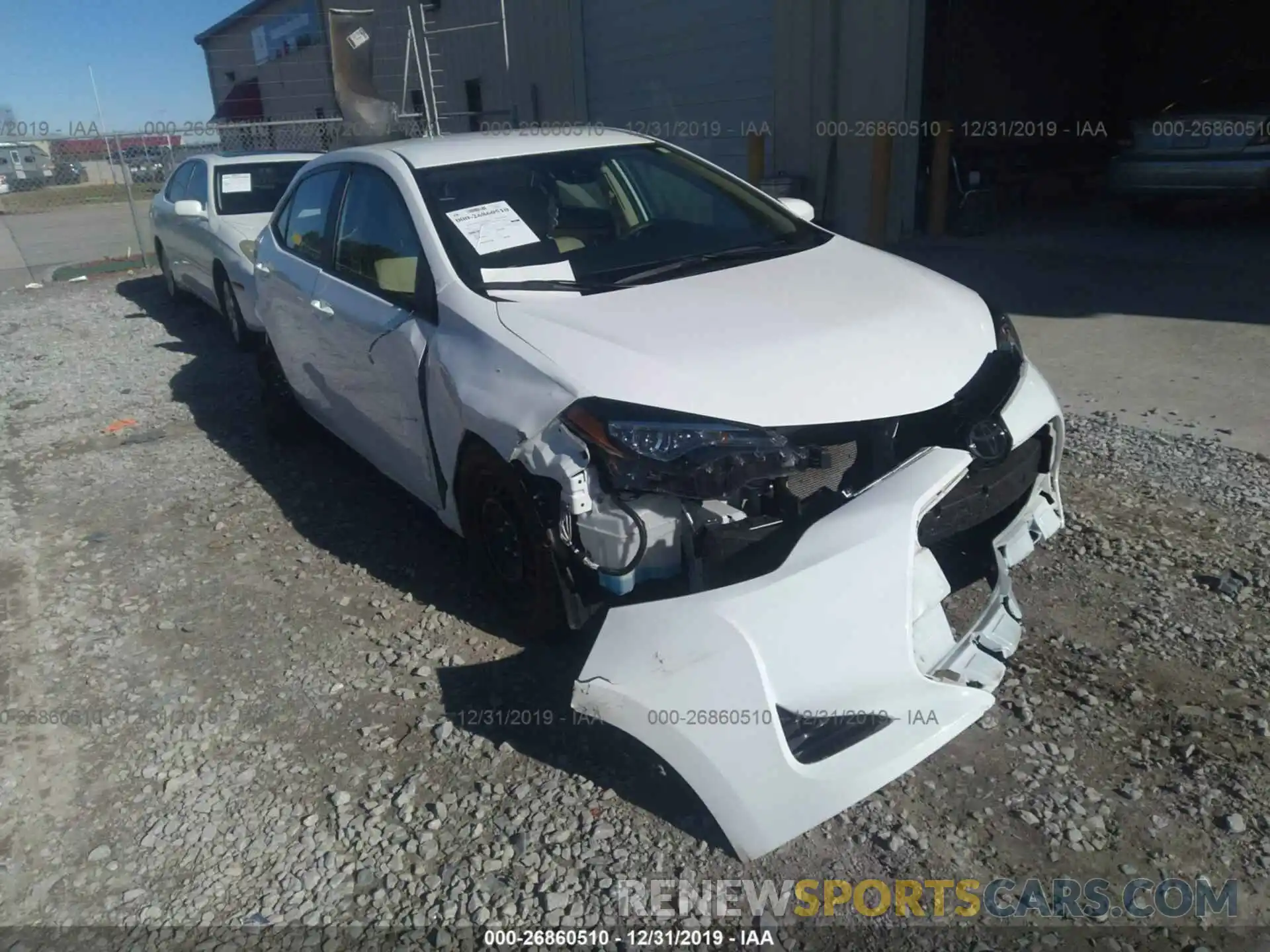 1 Photograph of a damaged car 2T1BURHE1KC195276 TOYOTA COROLLA 2019