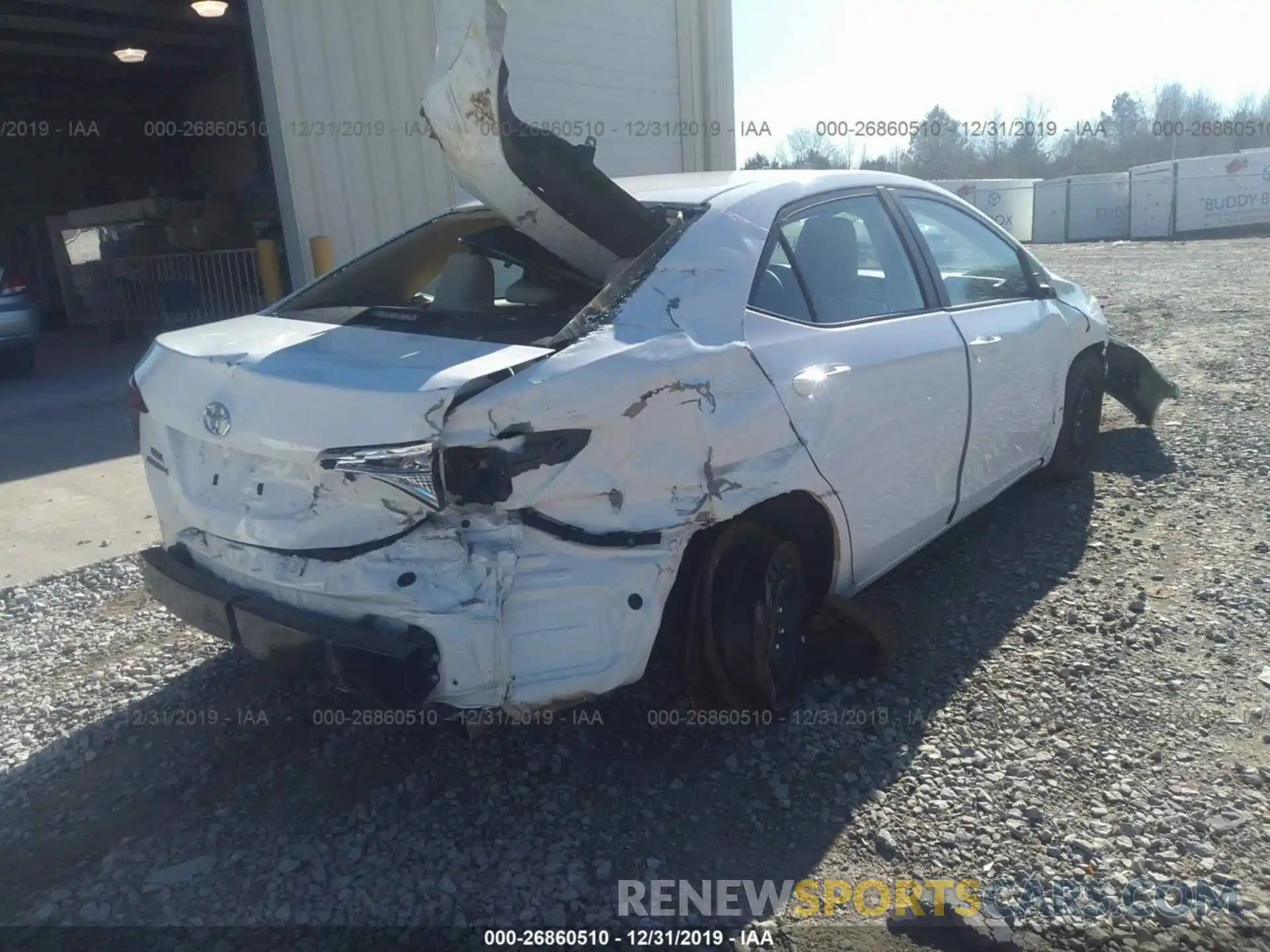 4 Photograph of a damaged car 2T1BURHE1KC195276 TOYOTA COROLLA 2019