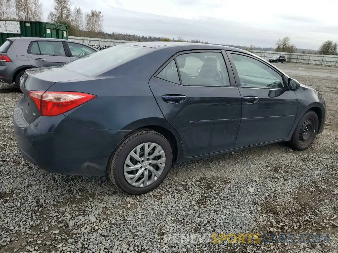 3 Photograph of a damaged car 2T1BURHE1KC212464 TOYOTA COROLLA 2019