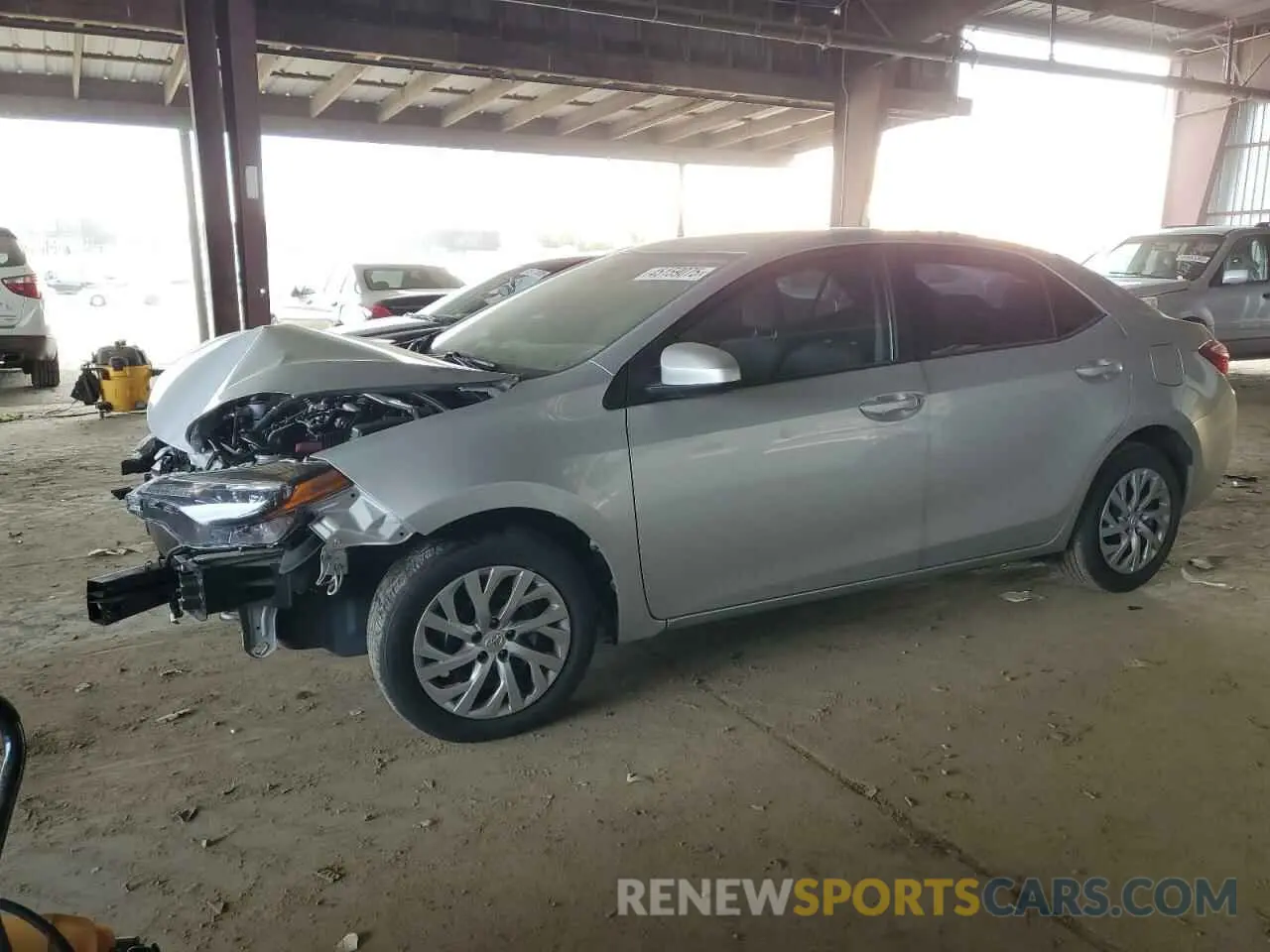 1 Photograph of a damaged car 2T1BURHE1KC214389 TOYOTA COROLLA 2019