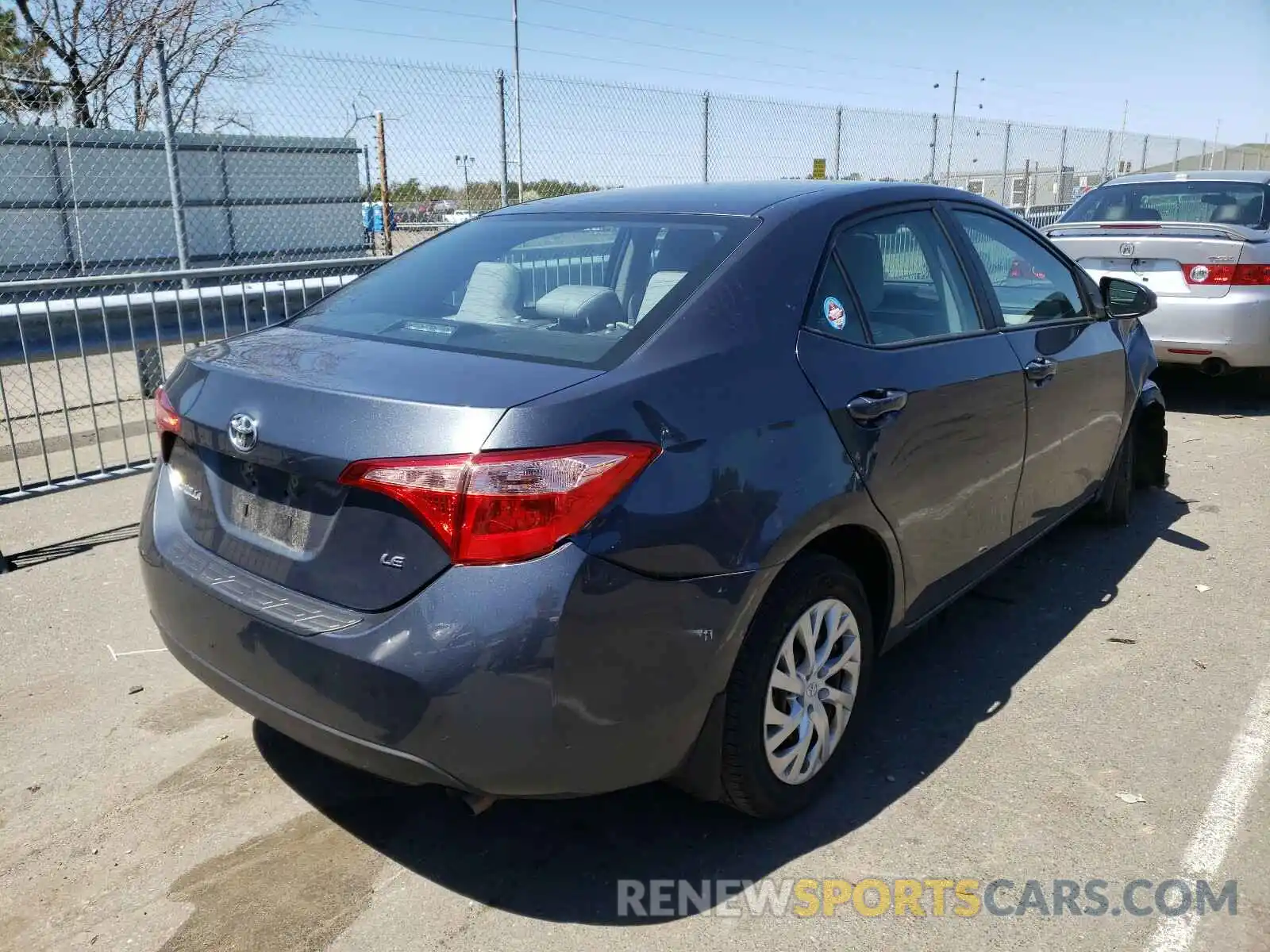 4 Photograph of a damaged car 2T1BURHE1KC215512 TOYOTA COROLLA 2019