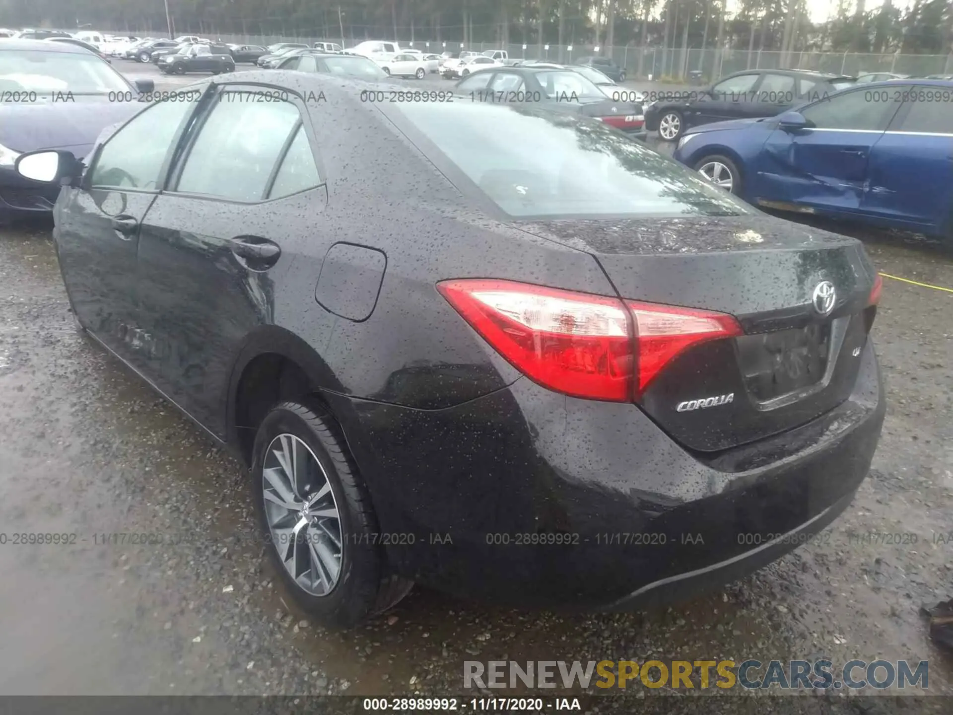 3 Photograph of a damaged car 2T1BURHE1KC218698 TOYOTA COROLLA 2019