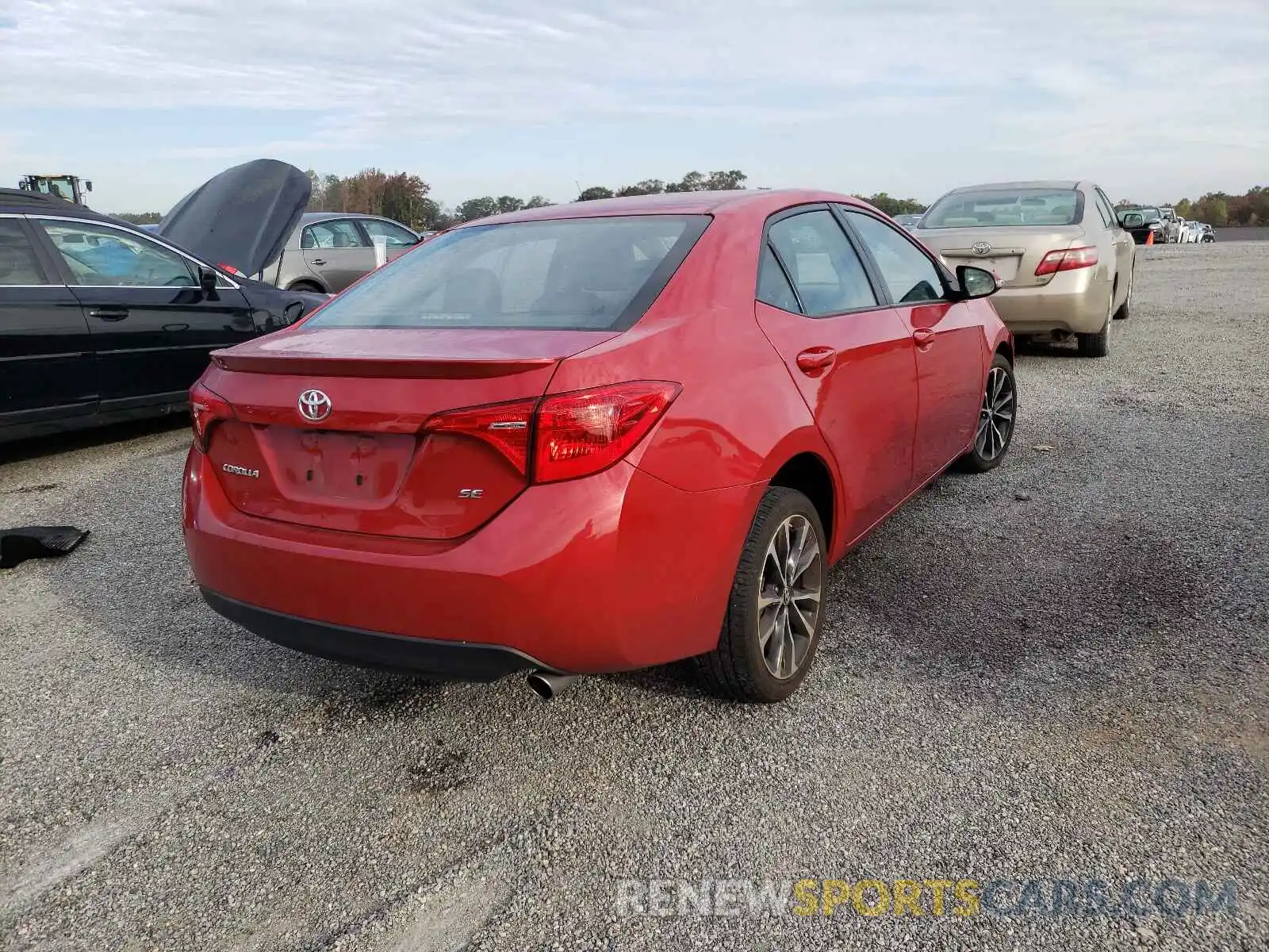 4 Photograph of a damaged car 2T1BURHE1KC218913 TOYOTA COROLLA 2019