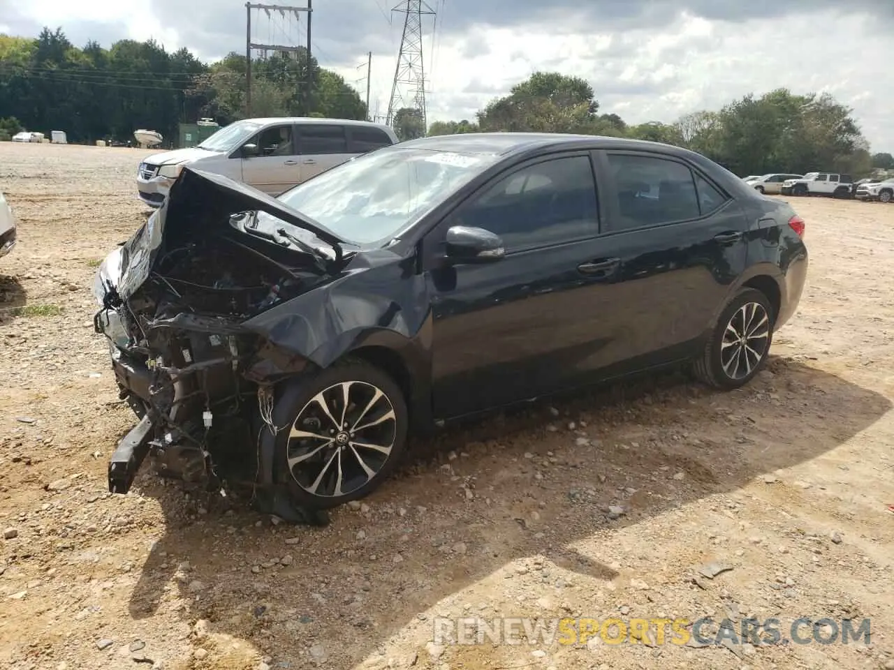 1 Photograph of a damaged car 2T1BURHE1KC219236 TOYOTA COROLLA 2019