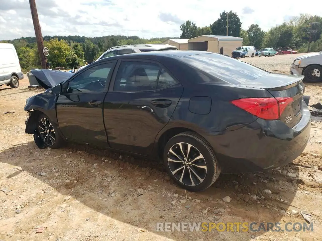 2 Photograph of a damaged car 2T1BURHE1KC219236 TOYOTA COROLLA 2019