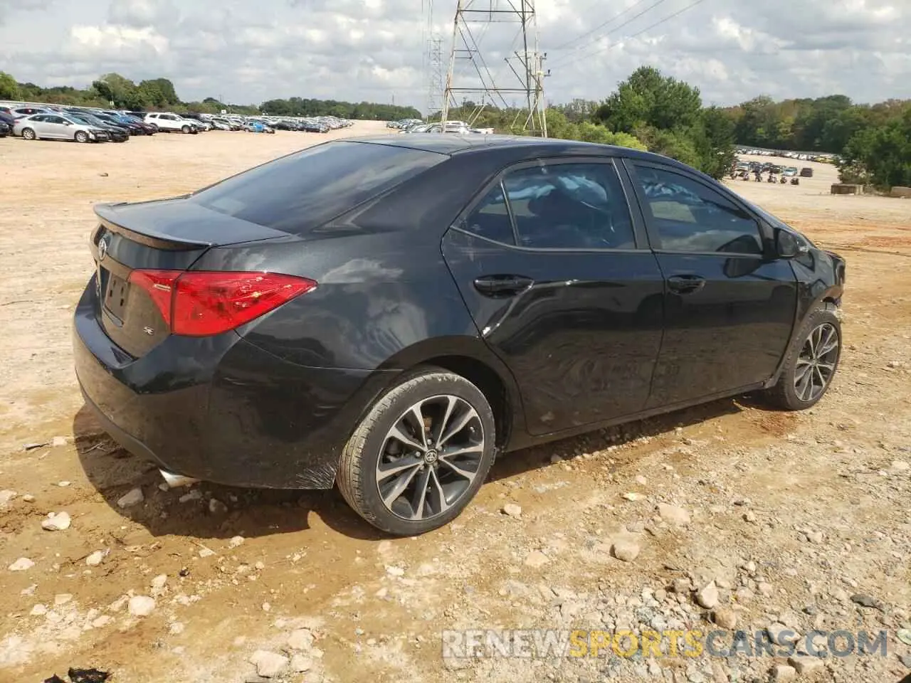 3 Photograph of a damaged car 2T1BURHE1KC219236 TOYOTA COROLLA 2019