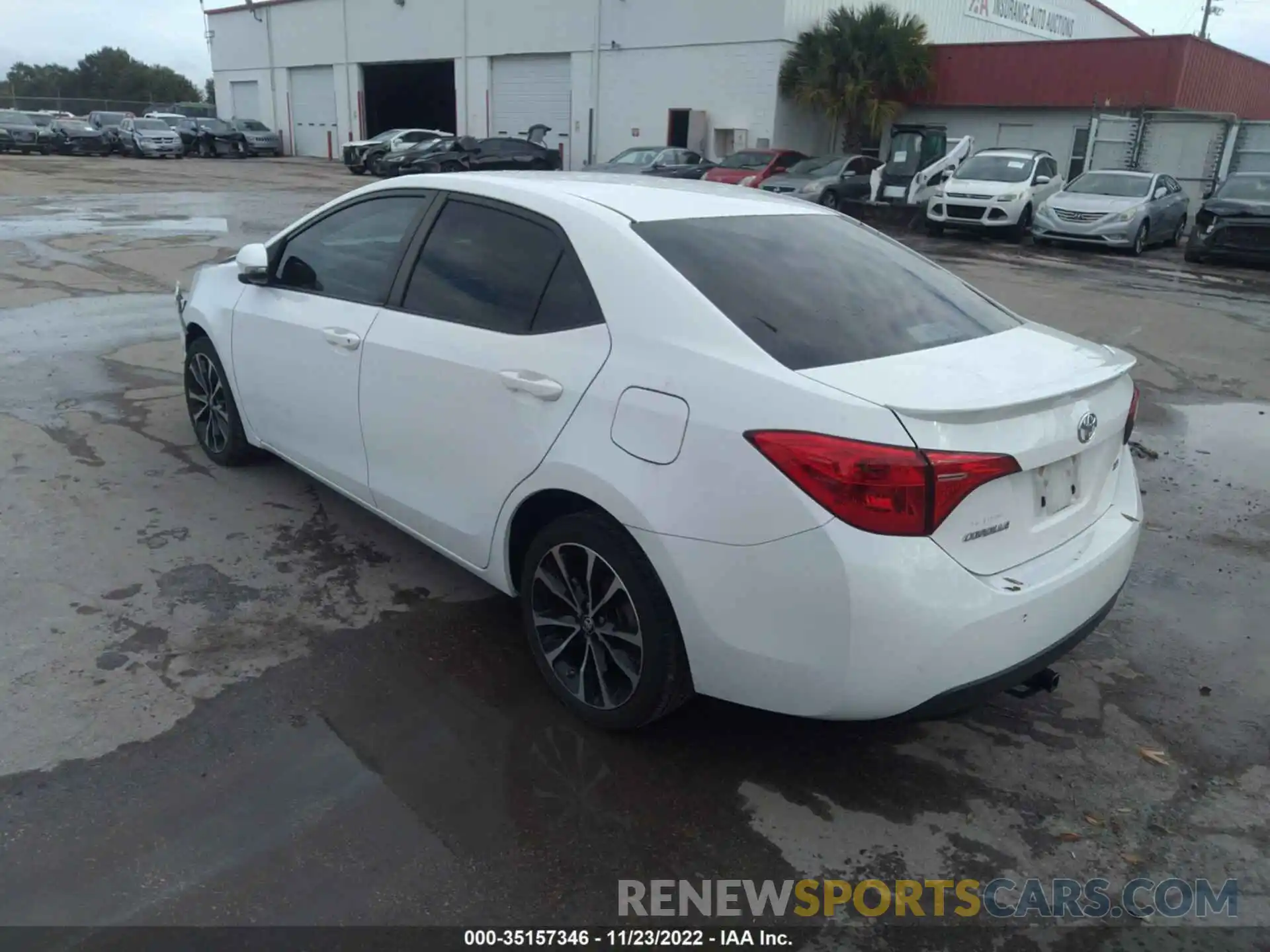 3 Photograph of a damaged car 2T1BURHE1KC221908 TOYOTA COROLLA 2019