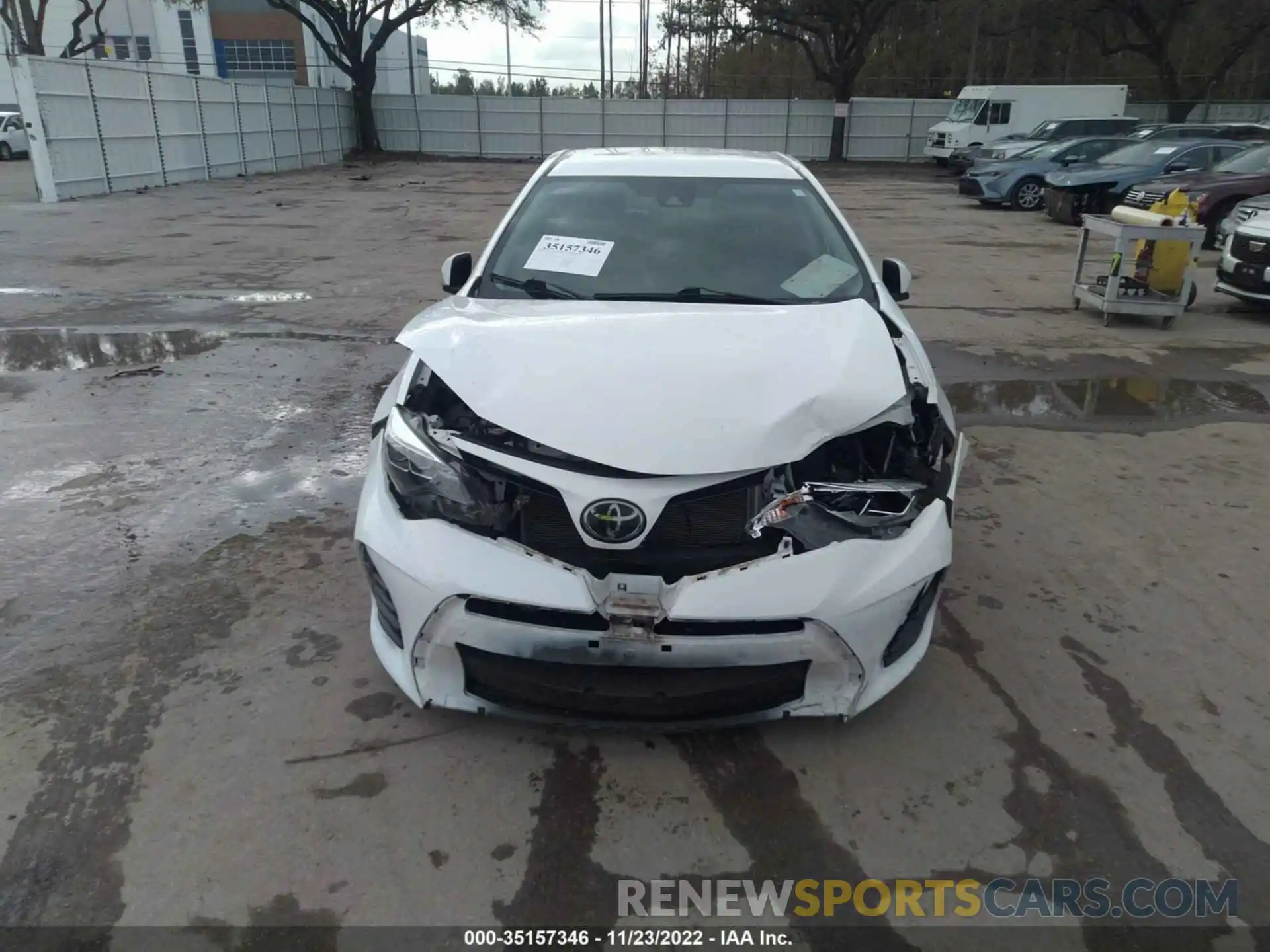 6 Photograph of a damaged car 2T1BURHE1KC221908 TOYOTA COROLLA 2019