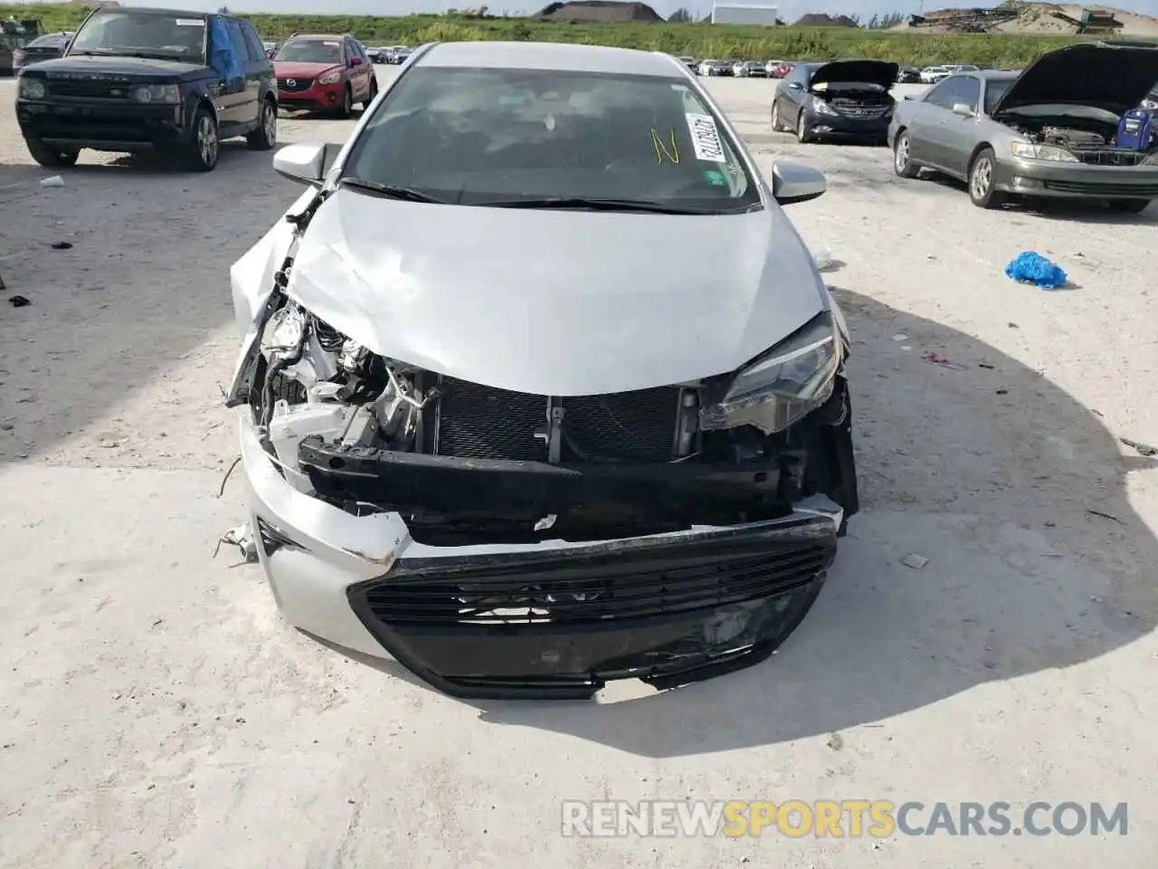 9 Photograph of a damaged car 2T1BURHE1KC222945 TOYOTA COROLLA 2019