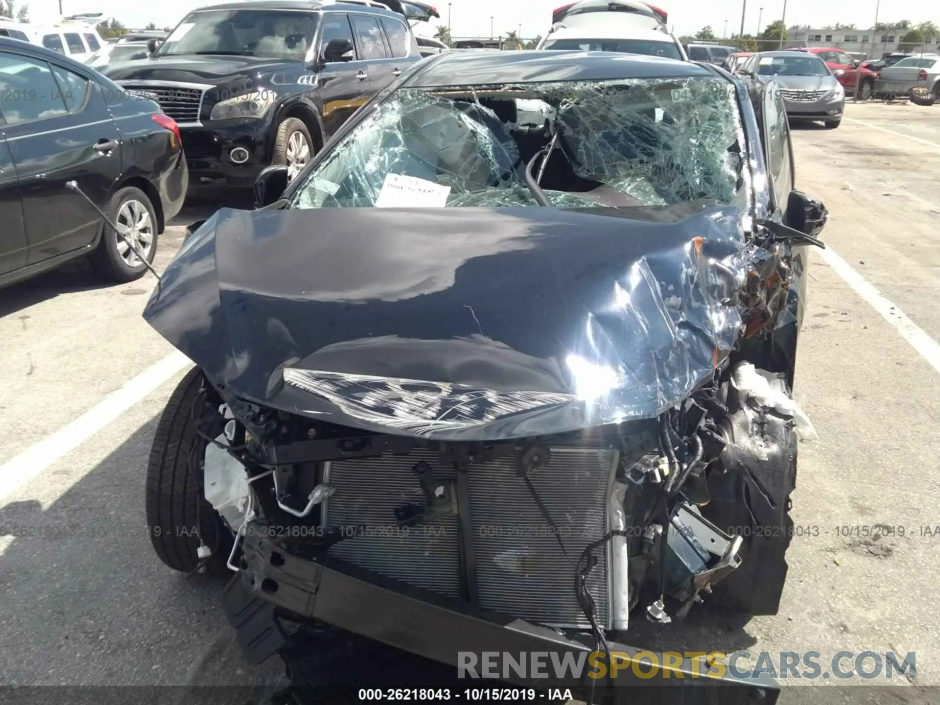 6 Photograph of a damaged car 2T1BURHE1KC224145 TOYOTA COROLLA 2019