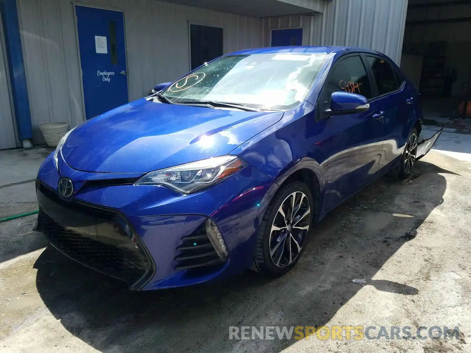 2 Photograph of a damaged car 2T1BURHE1KC224307 TOYOTA COROLLA 2019