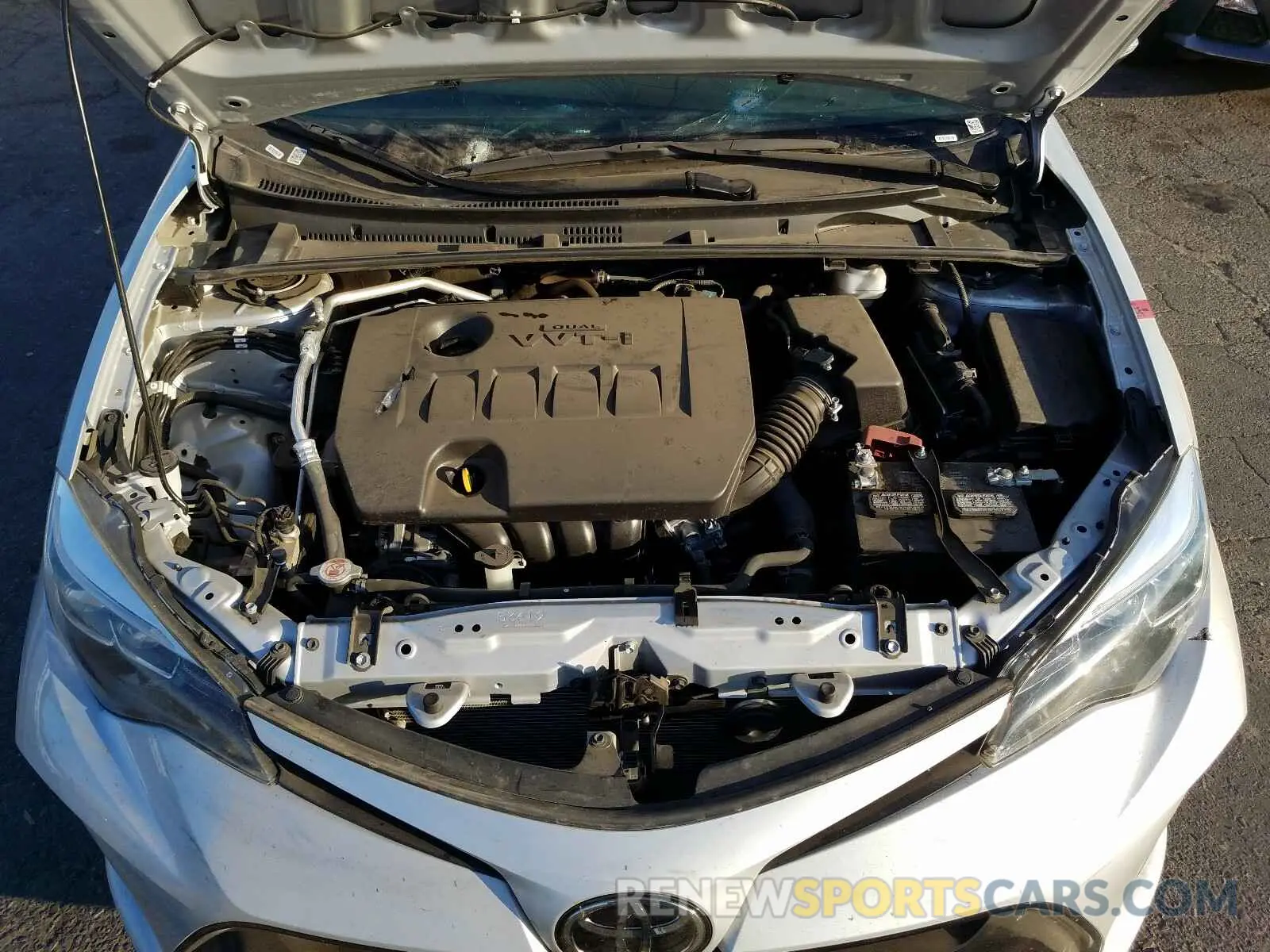 7 Photograph of a damaged car 2T1BURHE1KC225389 TOYOTA COROLLA 2019
