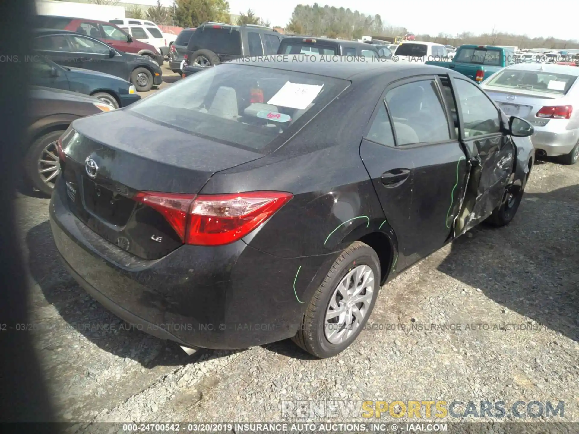 4 Photograph of a damaged car 2T1BURHE1KC225635 TOYOTA COROLLA 2019