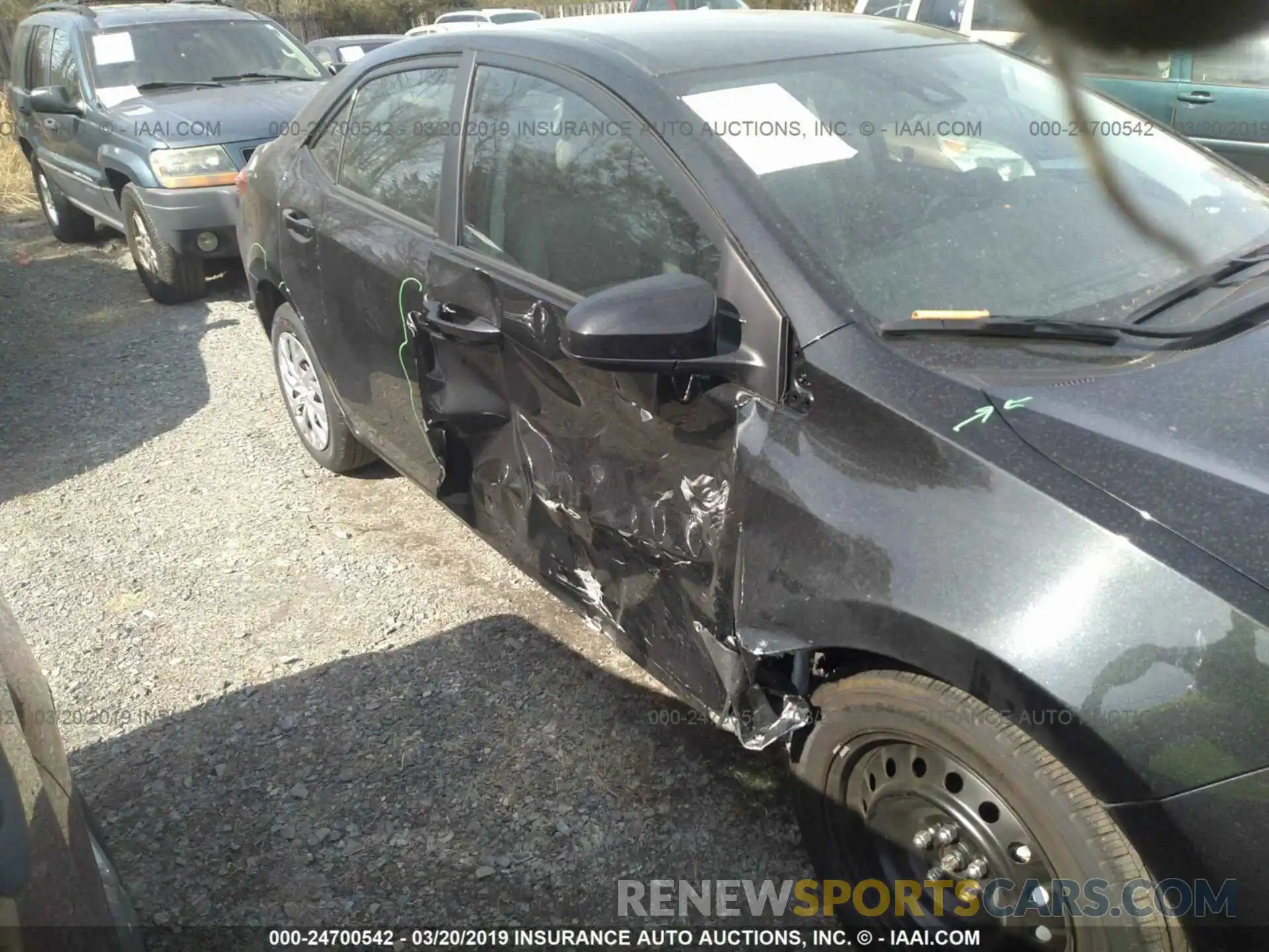 6 Photograph of a damaged car 2T1BURHE1KC225635 TOYOTA COROLLA 2019