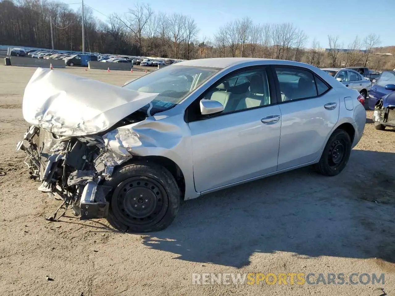 1 Photograph of a damaged car 2T1BURHE1KC226235 TOYOTA COROLLA 2019