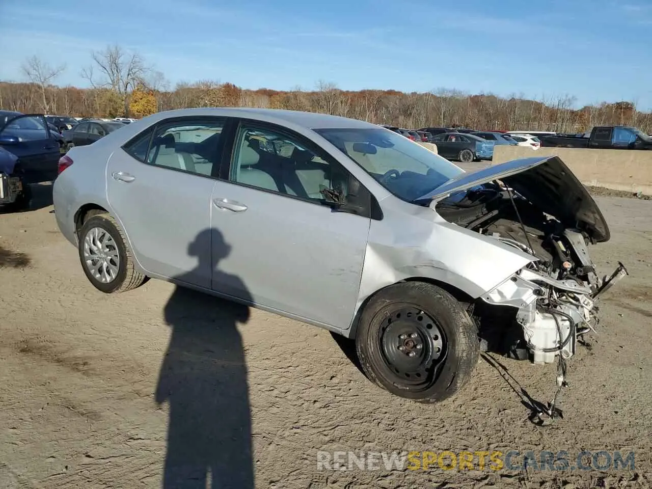 4 Photograph of a damaged car 2T1BURHE1KC226235 TOYOTA COROLLA 2019