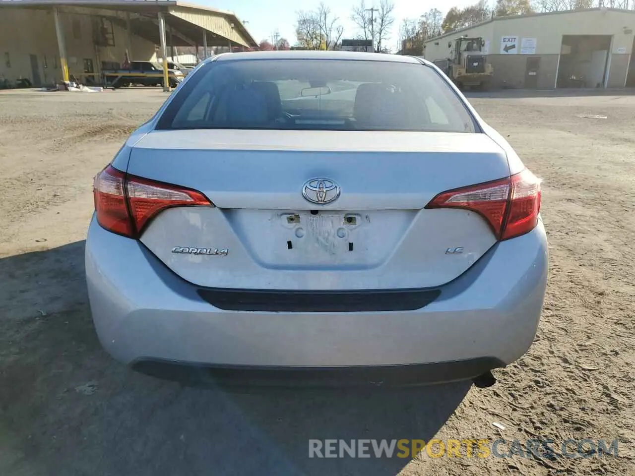 6 Photograph of a damaged car 2T1BURHE1KC226235 TOYOTA COROLLA 2019