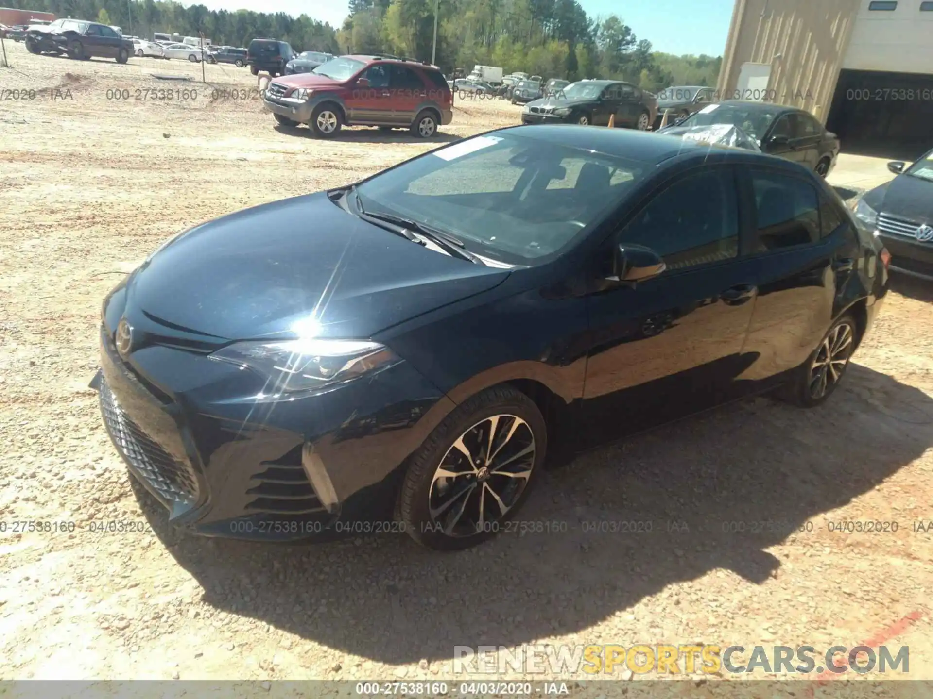 2 Photograph of a damaged car 2T1BURHE1KC226509 TOYOTA COROLLA 2019