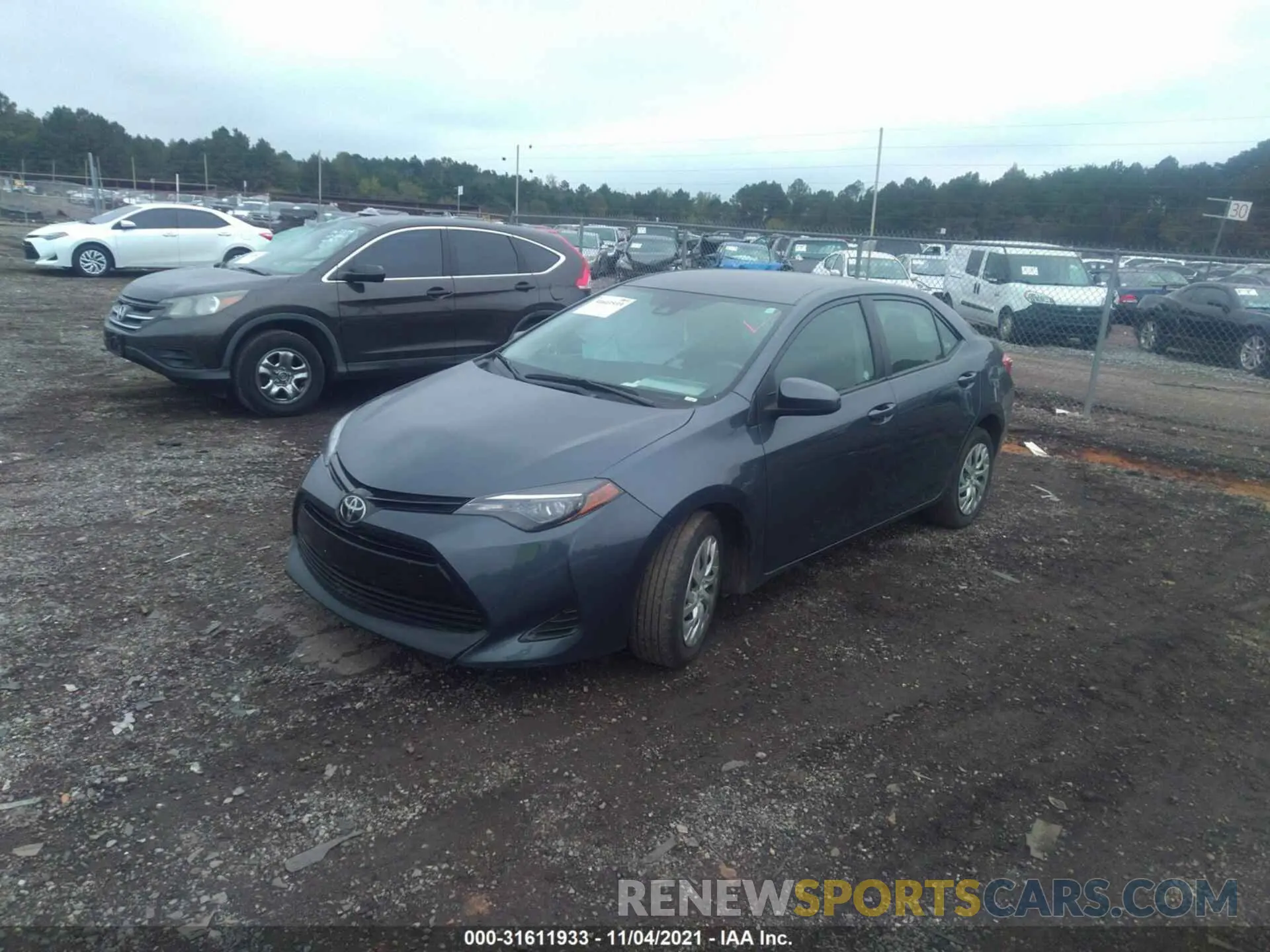 2 Photograph of a damaged car 2T1BURHE1KC229832 TOYOTA COROLLA 2019