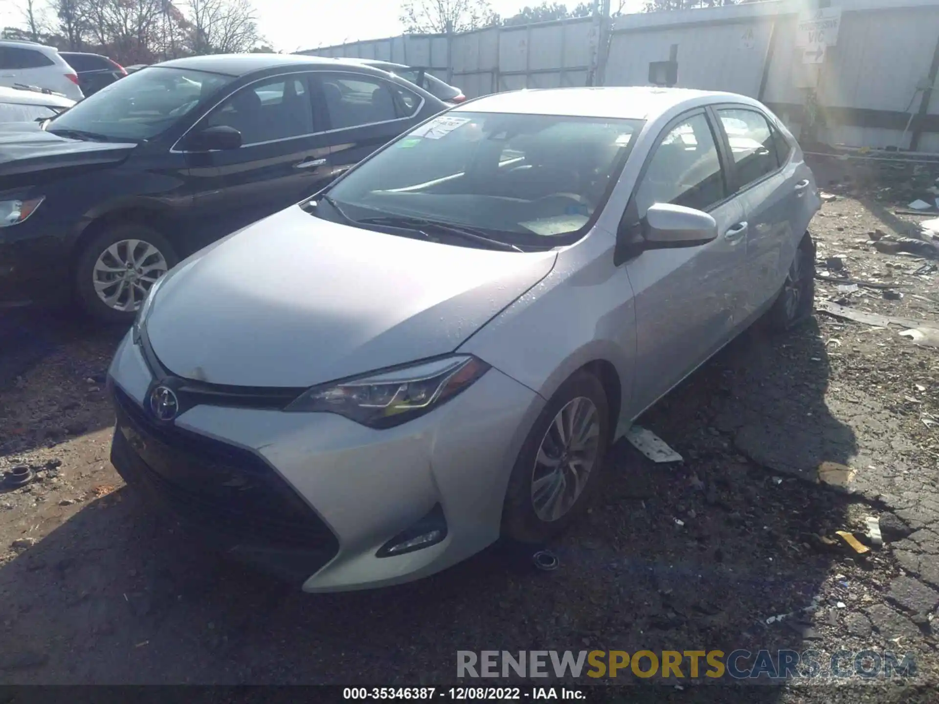 2 Photograph of a damaged car 2T1BURHE1KC229863 TOYOTA COROLLA 2019