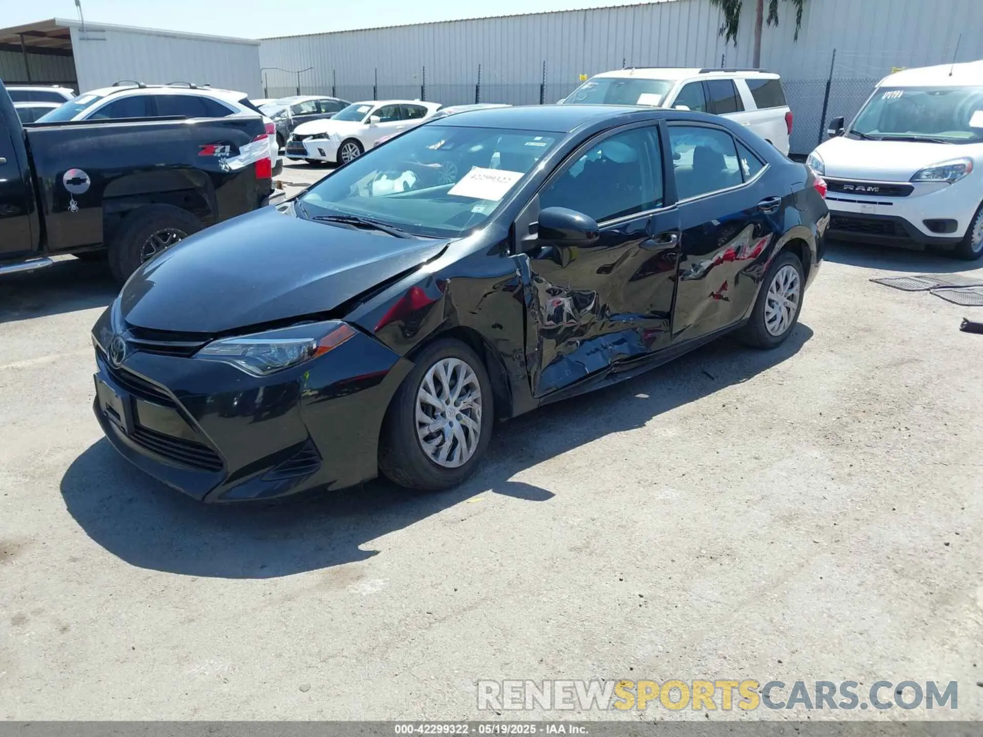 2 Photograph of a damaged car 2T1BURHE1KC230429 TOYOTA COROLLA 2019