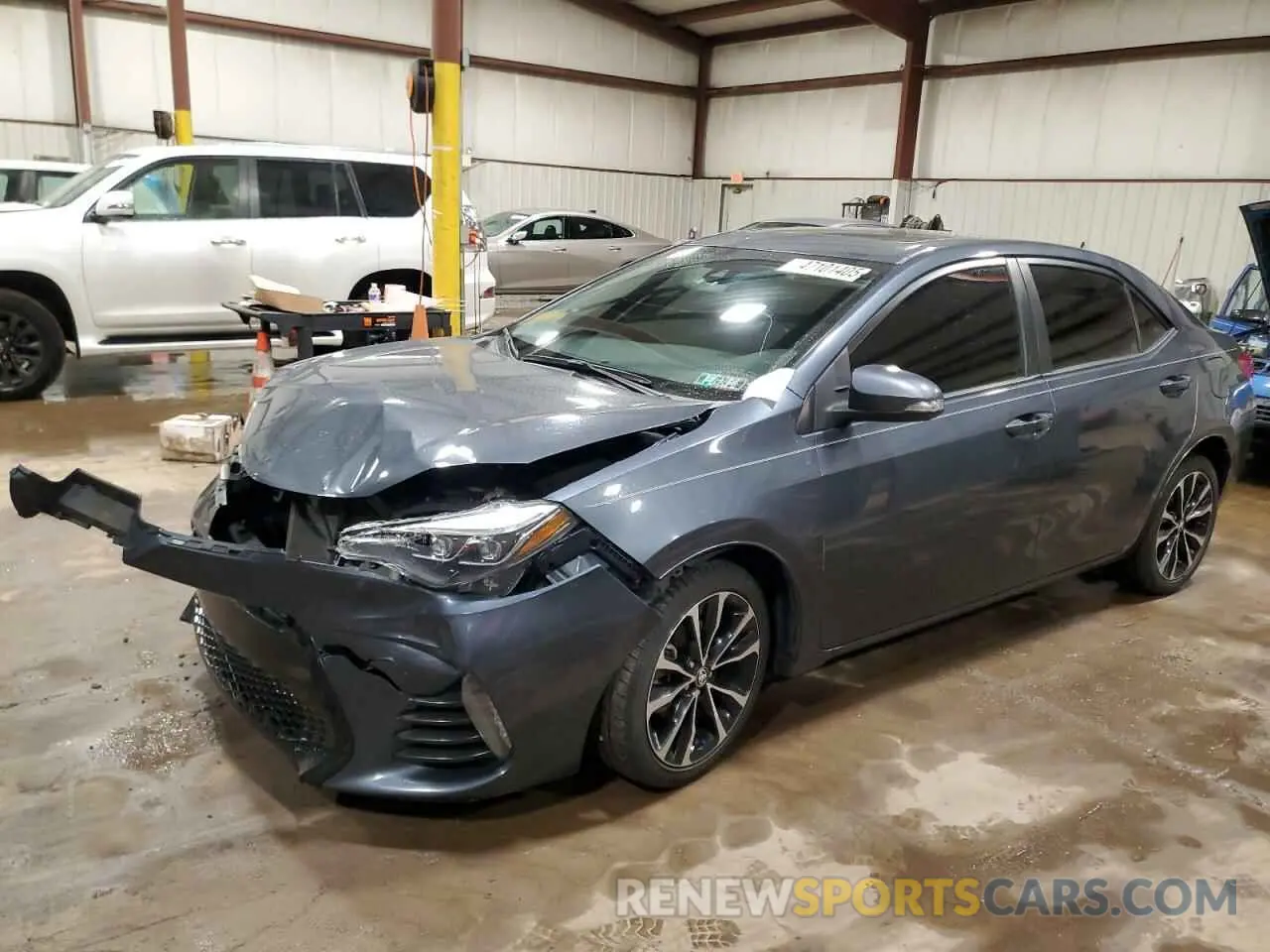 1 Photograph of a damaged car 2T1BURHE1KC231306 TOYOTA COROLLA 2019